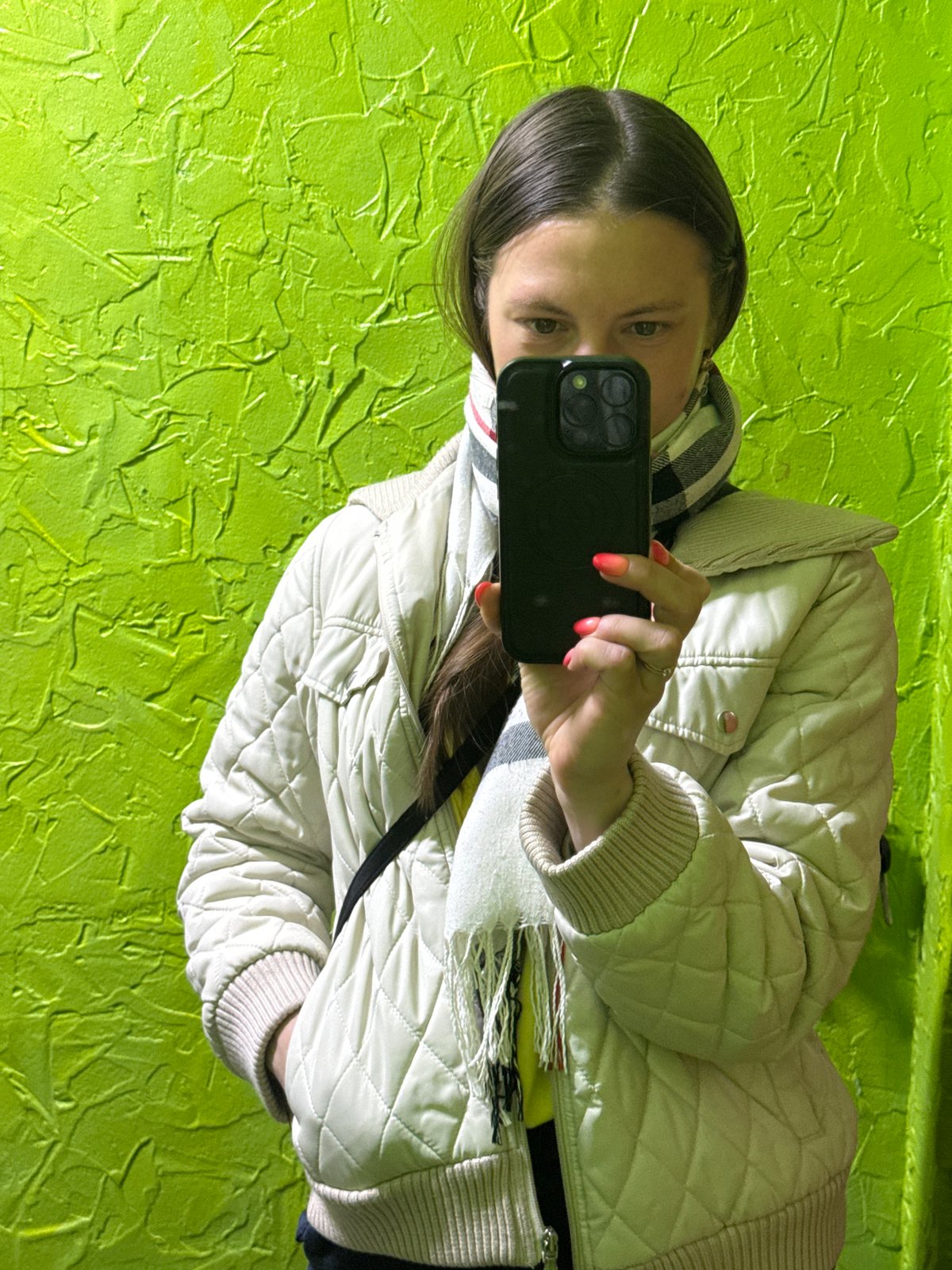 Late-night selfie captured in Chaikovsky, Russia