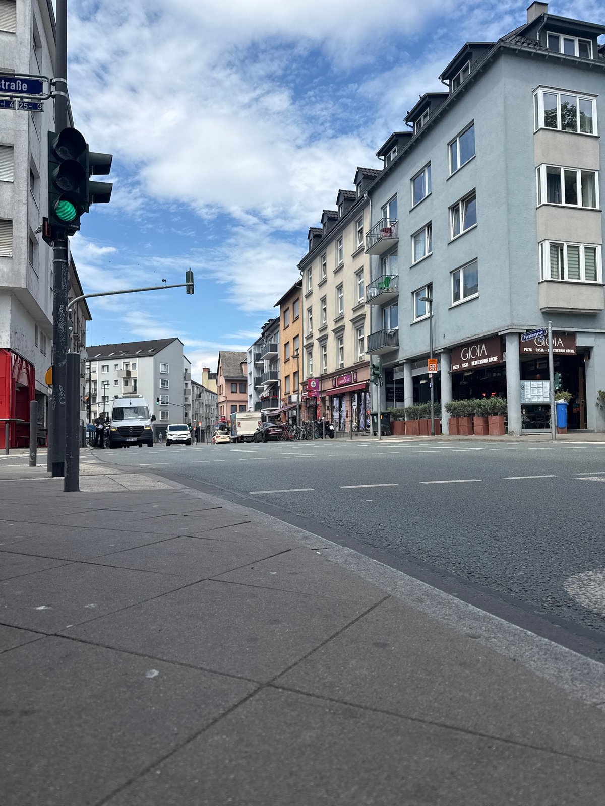 Frankfurt street and architecture from multiple angles