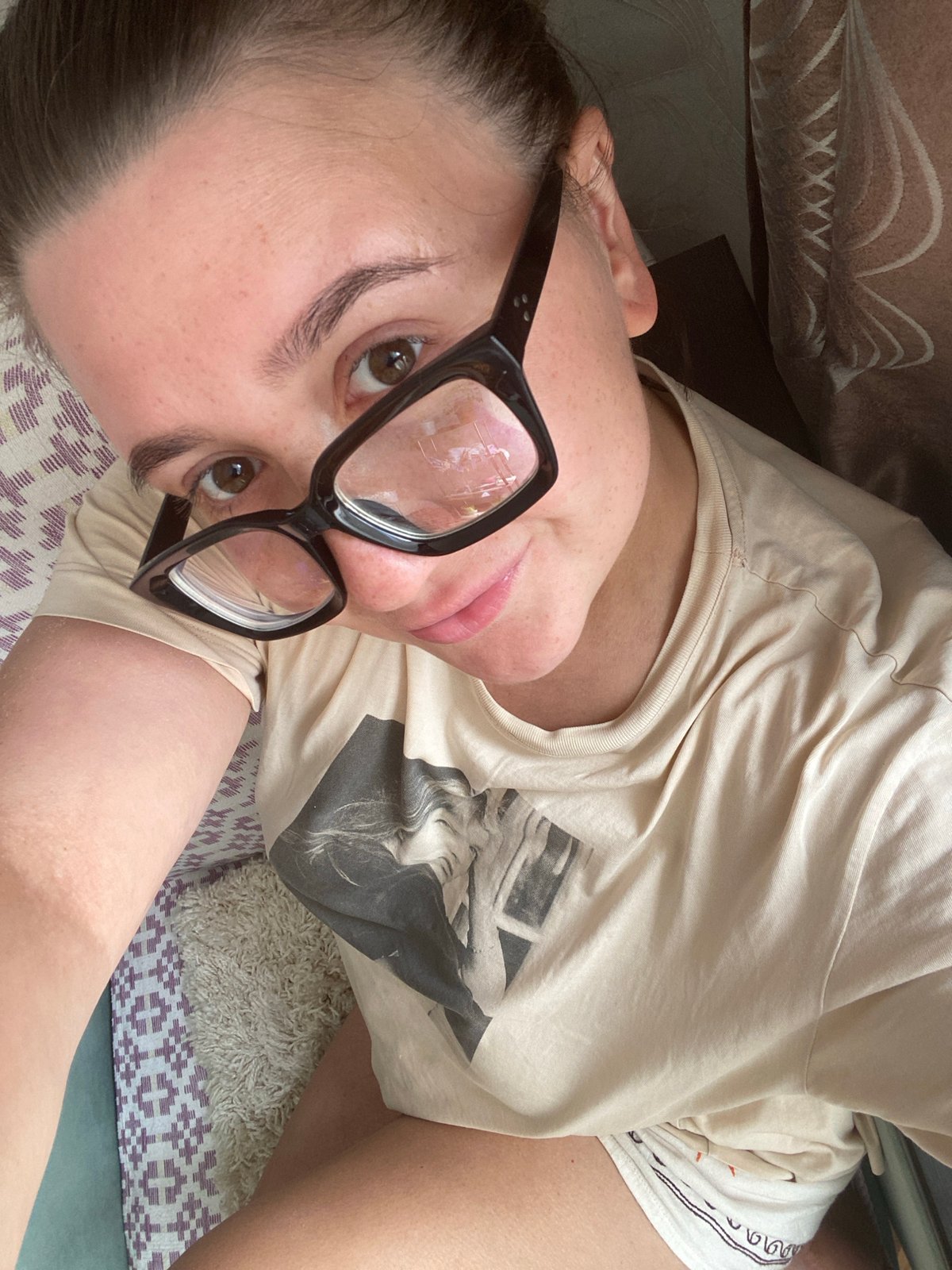 Lazy morning at home in Otchor, Russia