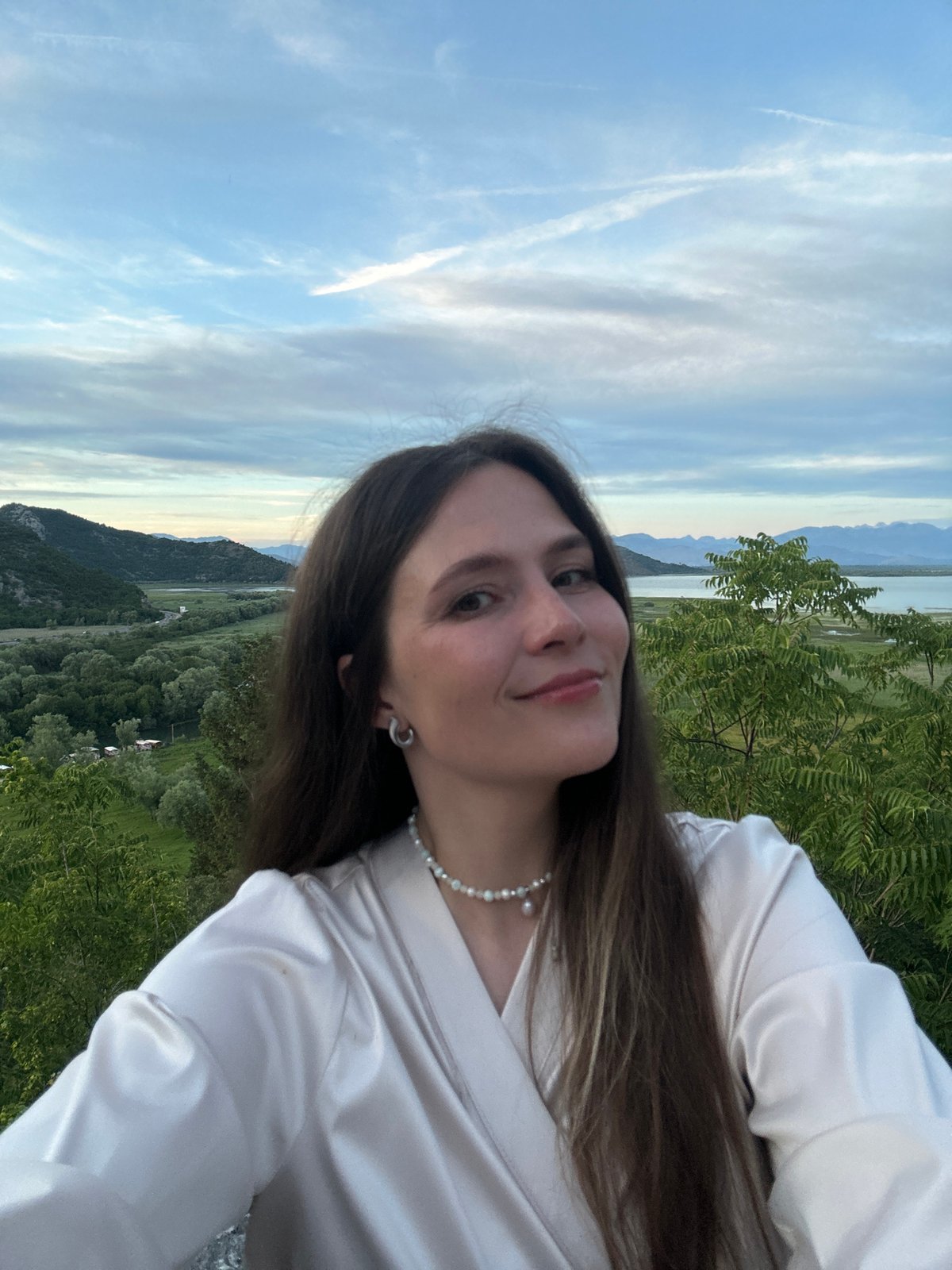 Dinner and selfies overlooking Skadar Lake in Virpazar