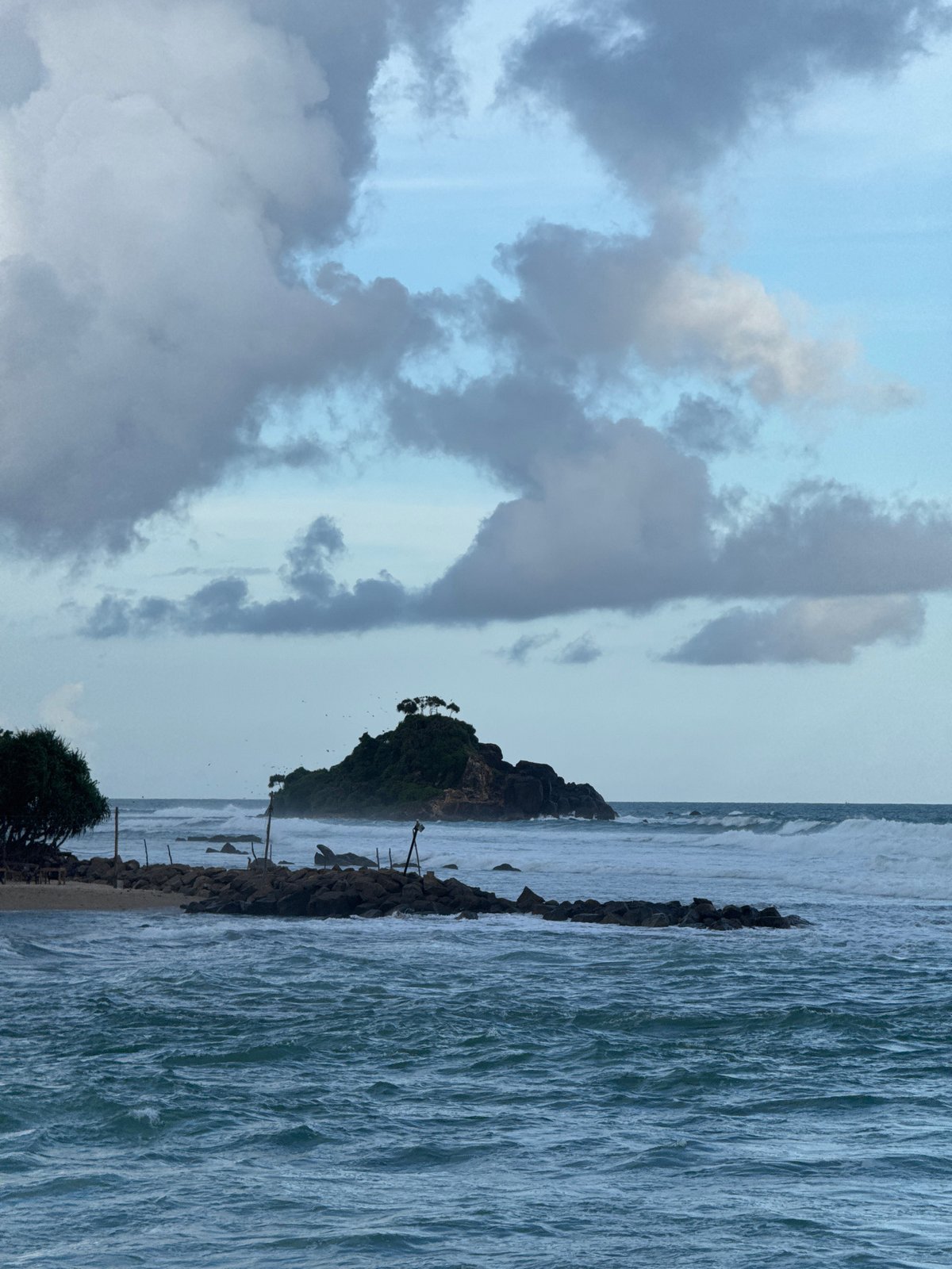 A lazy coastal morning on Sri Lanka's southern shore