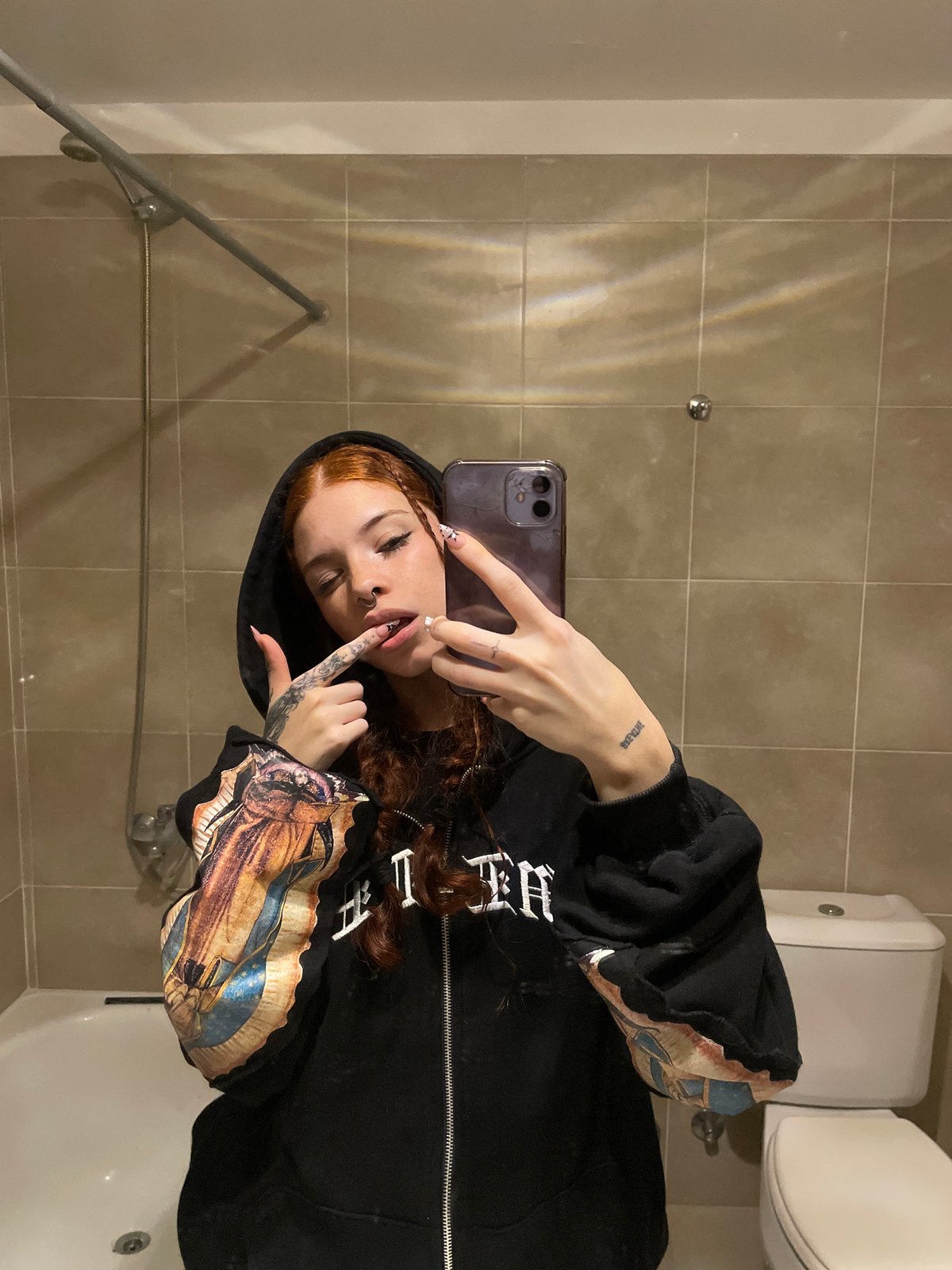 Late night personal moments documented in Buenos Aires apartment