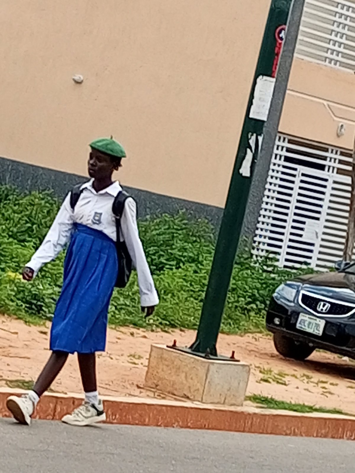 Midday street life in Tempure, Nigeria