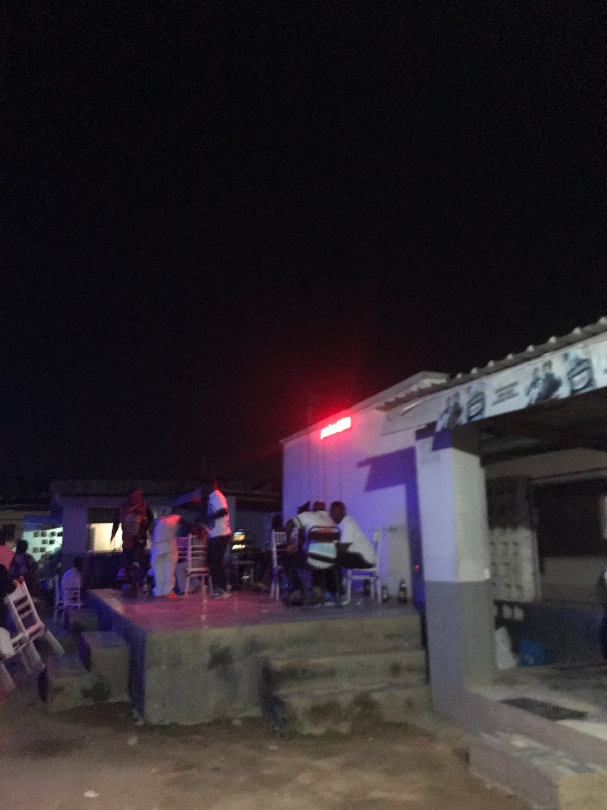 Word-image collection documented during Nigeria stadium gathering