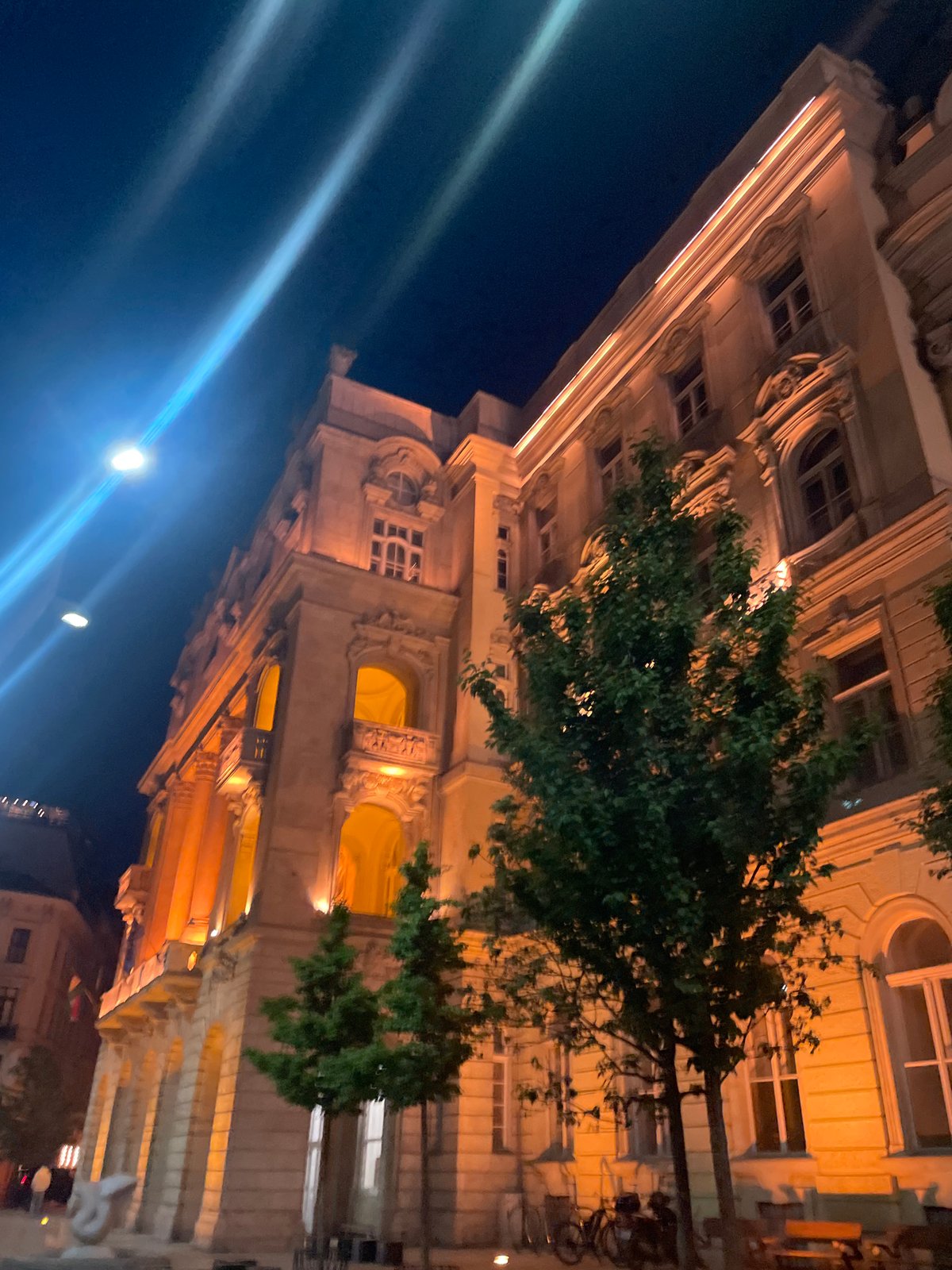 Photographer captures daytime and nighttime Budapest street scenes