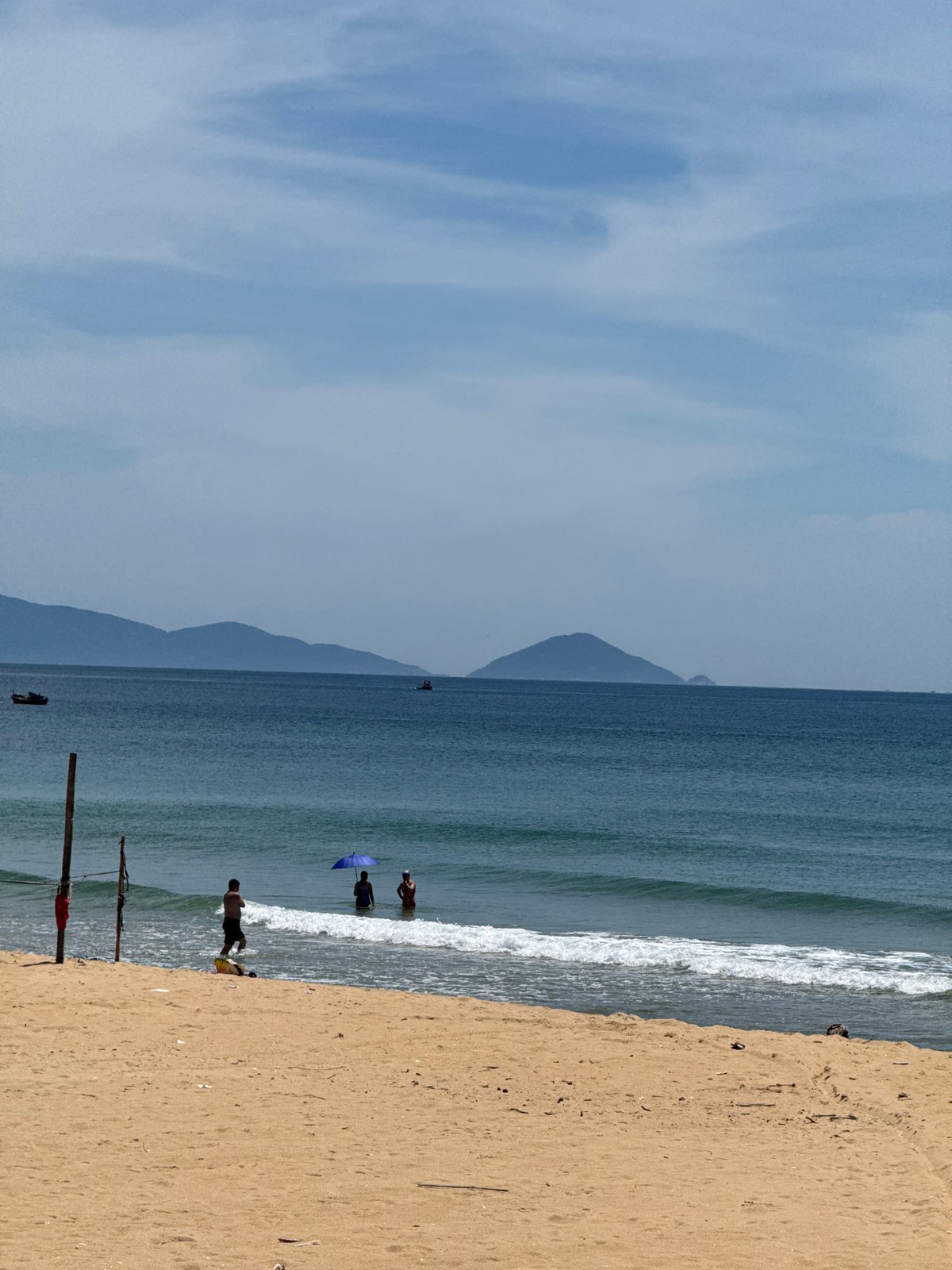 Traditional basket boats rest on Mỹ Khê Beach, Đà Nẵng