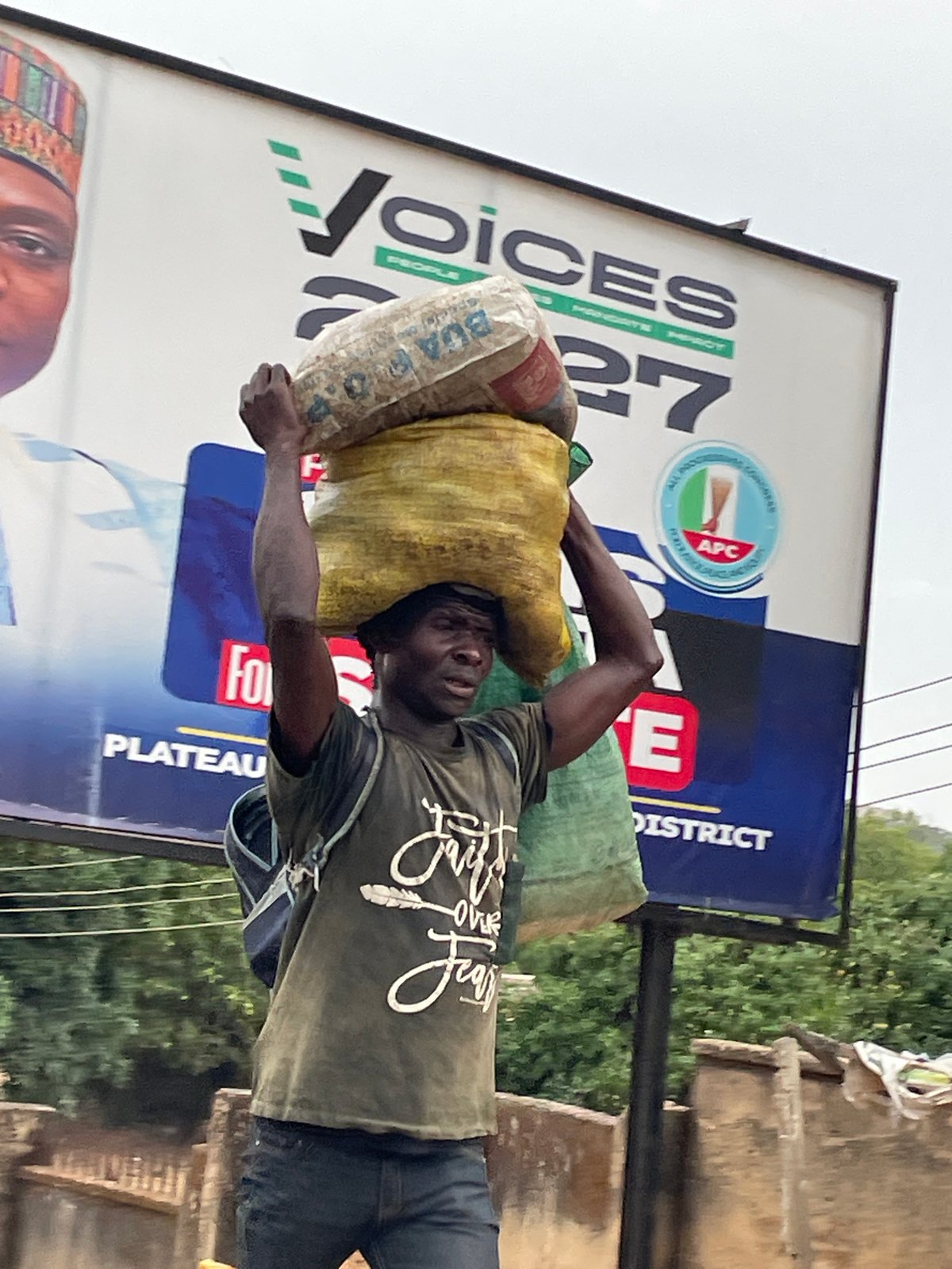 Daily street life documented in Jos, Nigeria