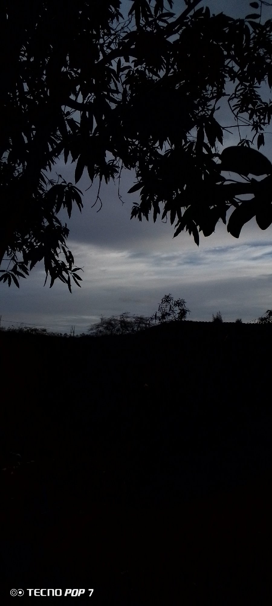 Dusk settles over a quiet residential block in Altagracia