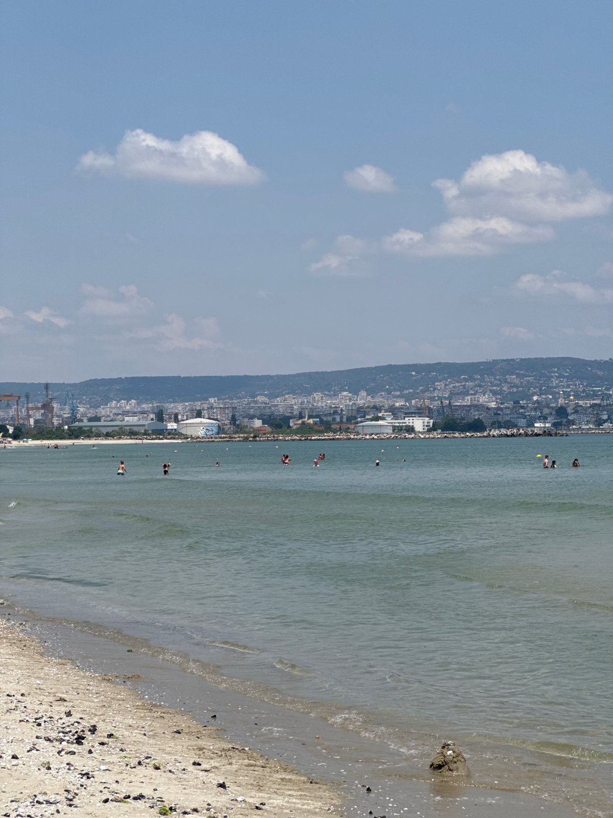 Varna's beachfront and residential streets on a summer morning