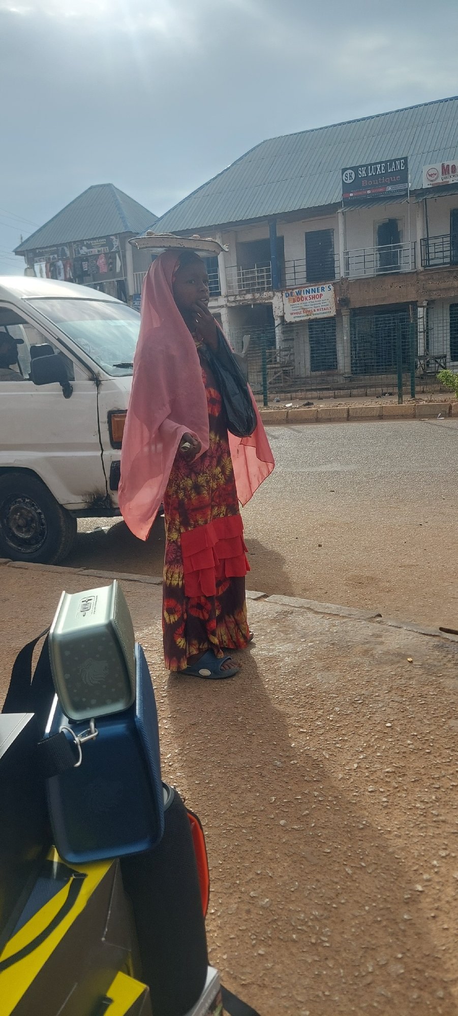 Morning street market activity documented by witnesses