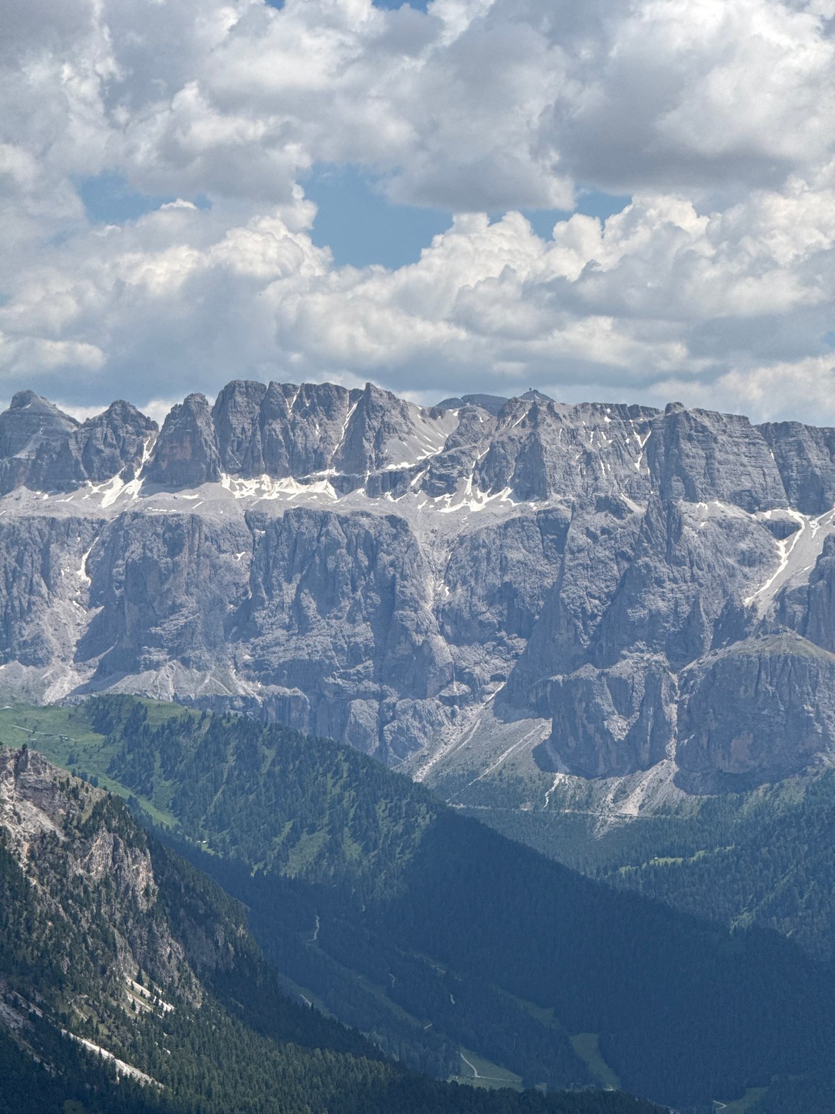 Dolomite peaks and meadows around Santa Cristina Valgardena