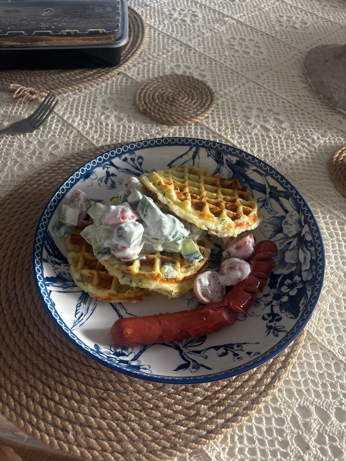Breakfast meal documented in Krasnoyarsk, Russia