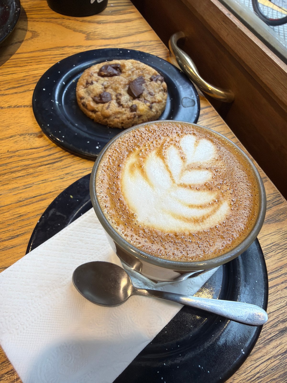 Coffee break captured at Buenos Aires cafe Friday afternoon