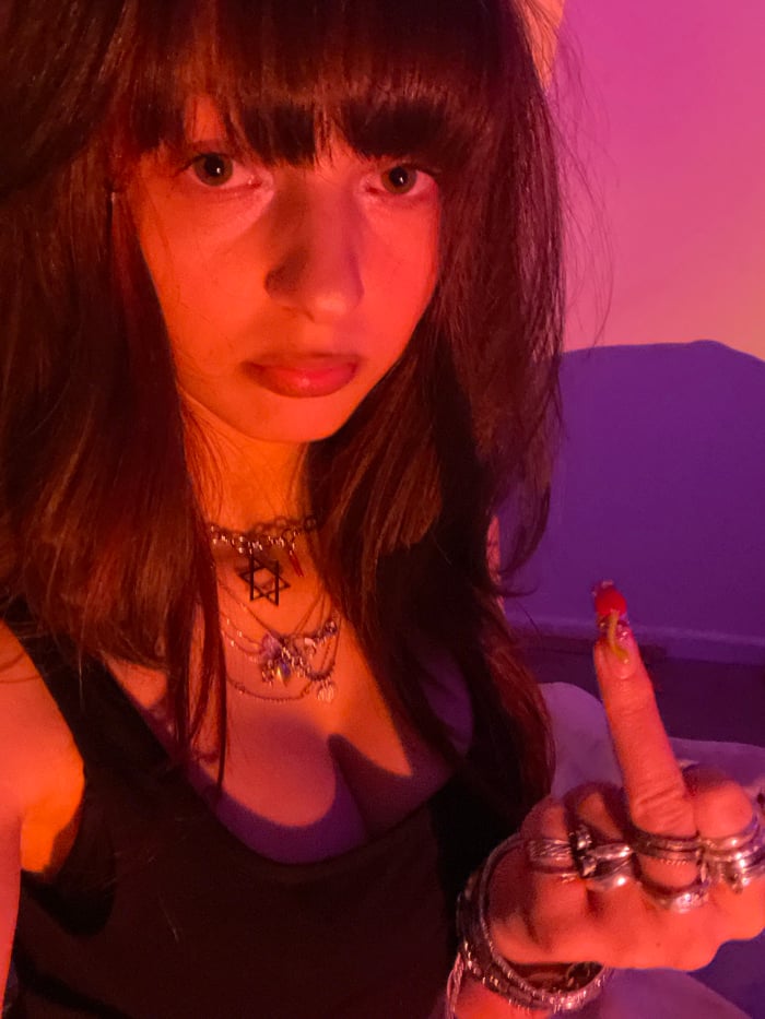 Woman documents evening with elaborate nail art in Ra'anana