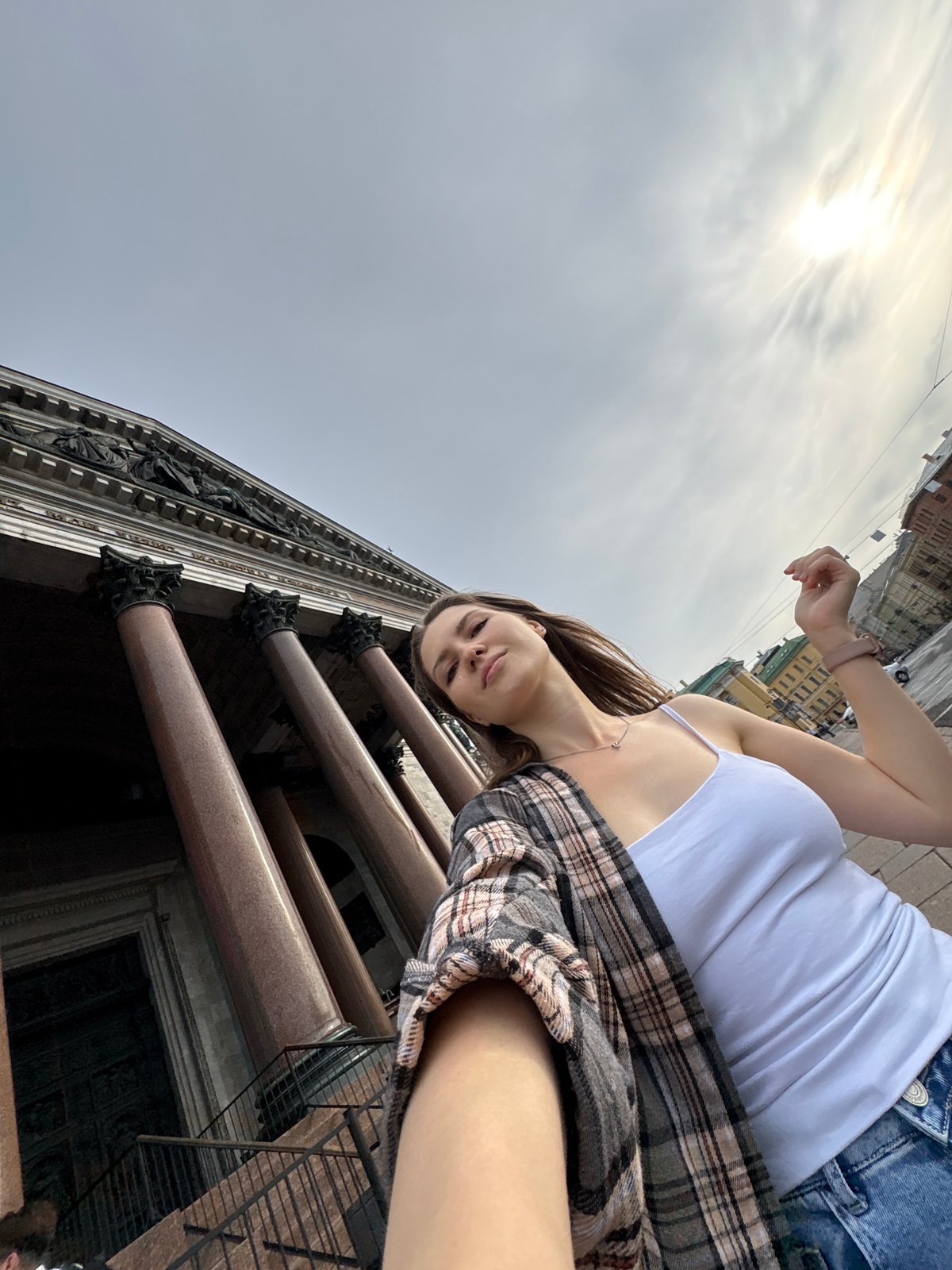Morning stop at St. Isaac's Cathedral, Saint Petersburg