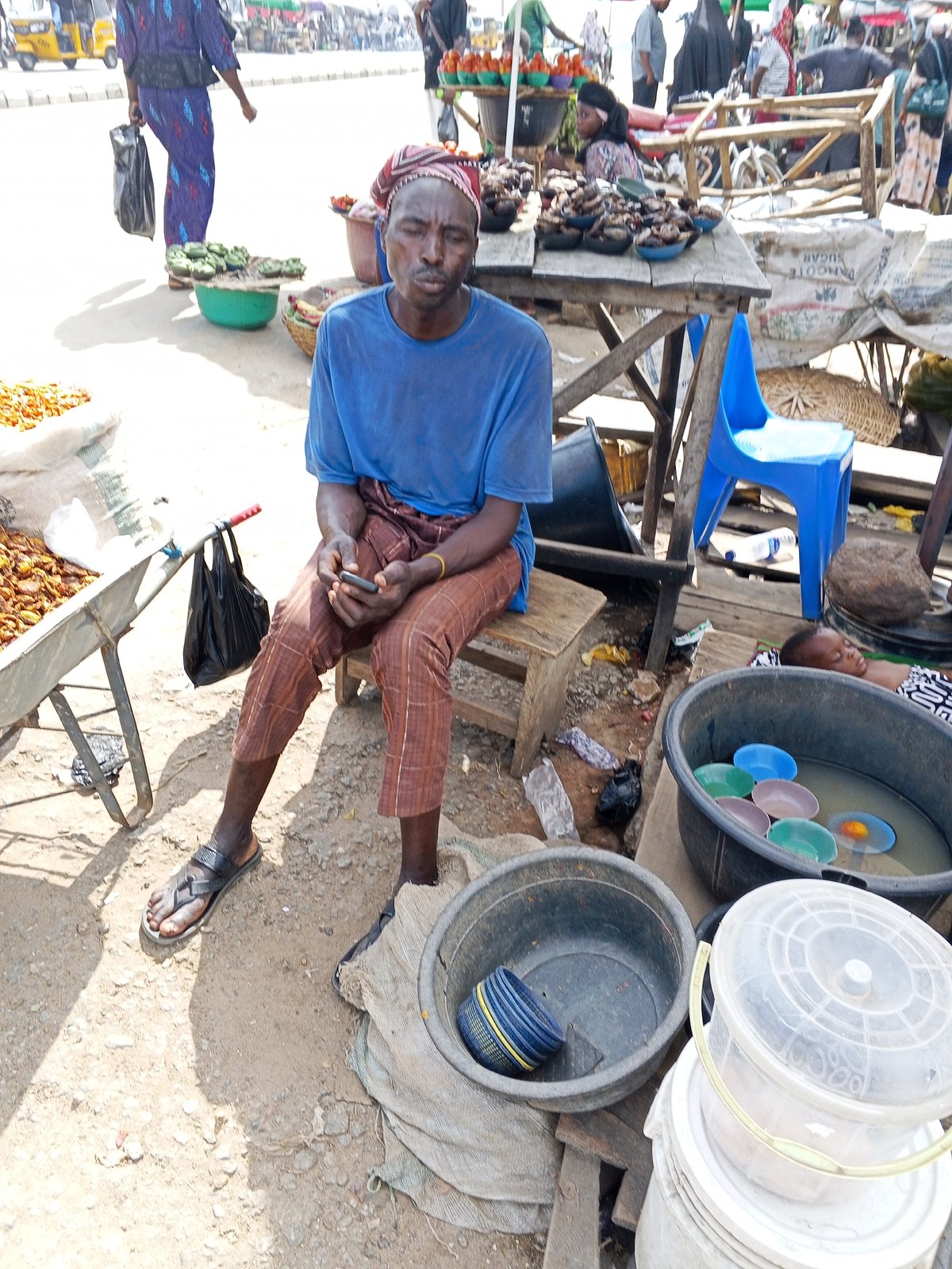 Daily market activity continues in Zango-ndaji, Nigeria