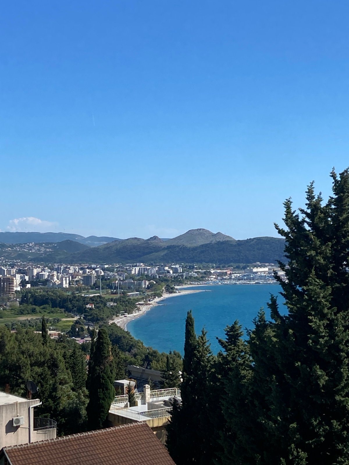 Scenic coastal views captured in Šušanj, Montenegro