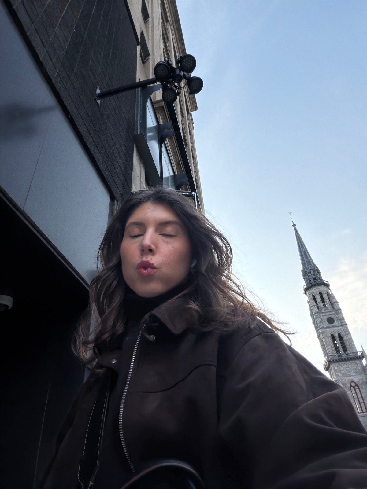 Evening street photography session documented in downtown Montreal