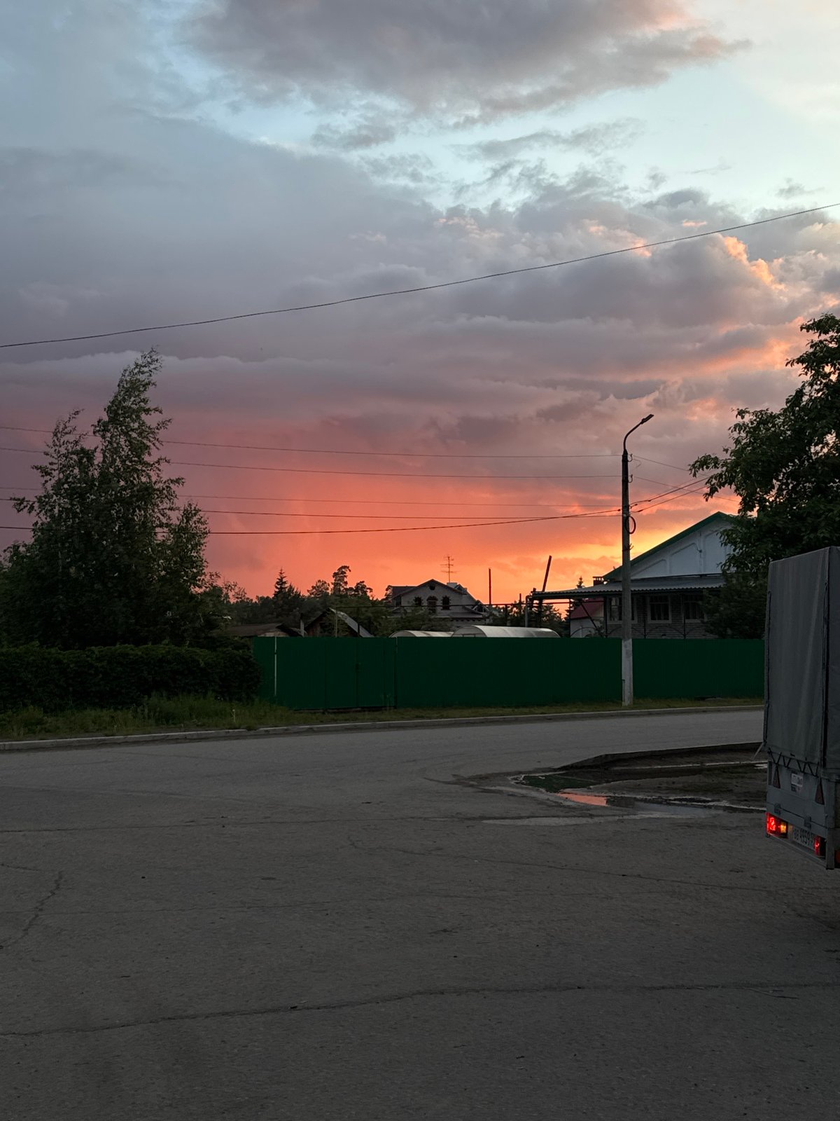 Family Life Documented During Evening Hours in Noviy, Russia