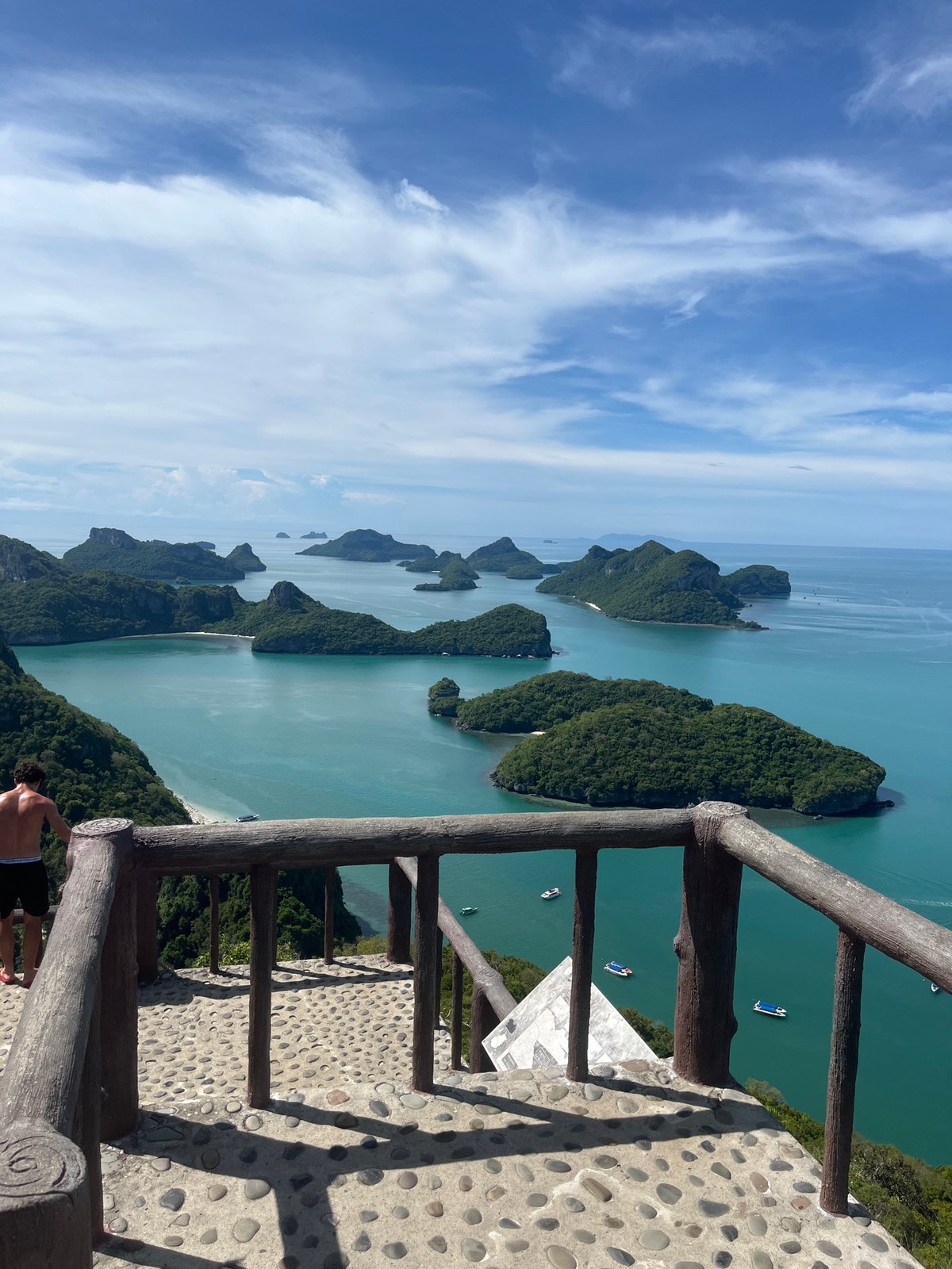 Viewpoint morning at Ang Thong Marine National Park, Thailand