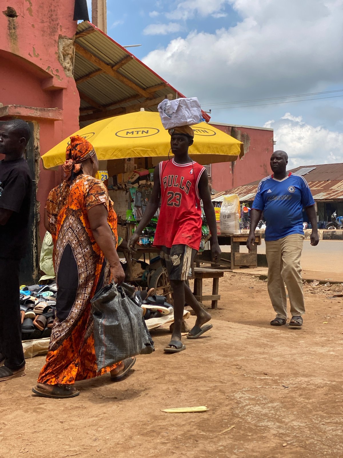 Street life and market activity in Kafanchan B, Nigeria