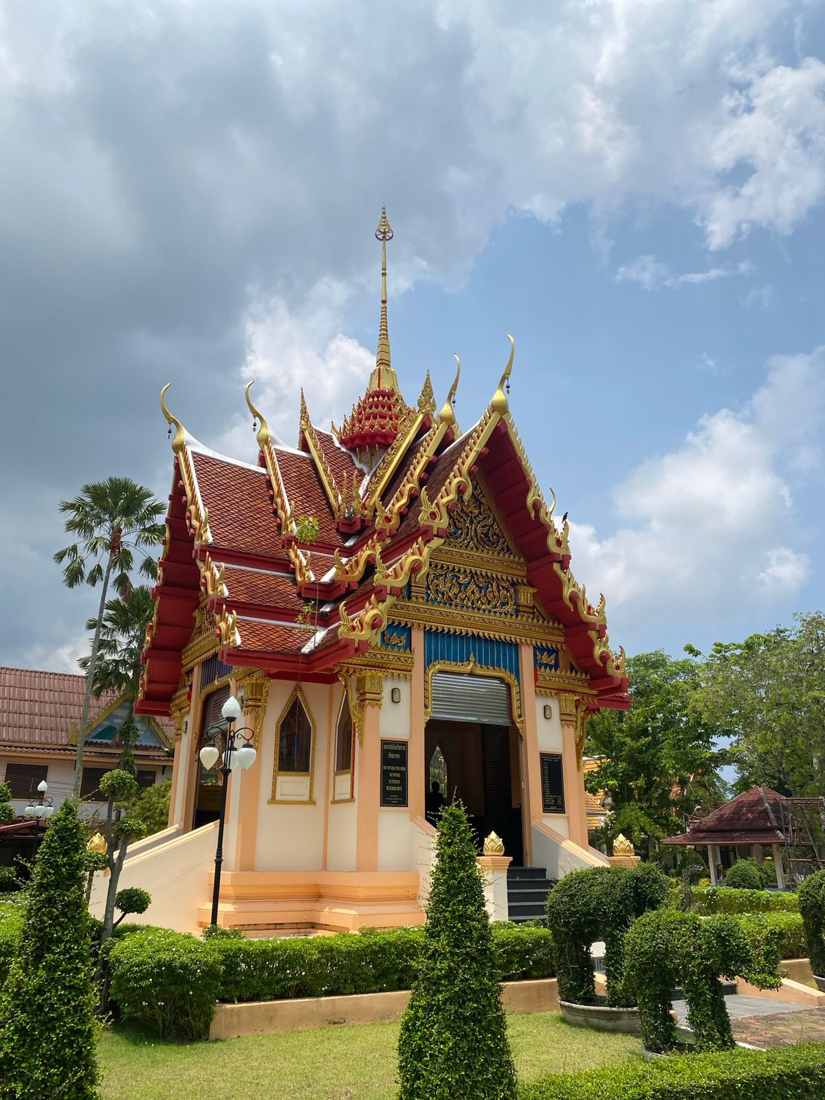 Temple architecture documented in Thep Krasatti, Thailand