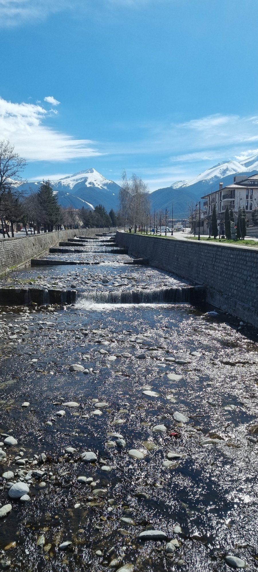 Glazne River scenes documented in Bansko, Bulgaria