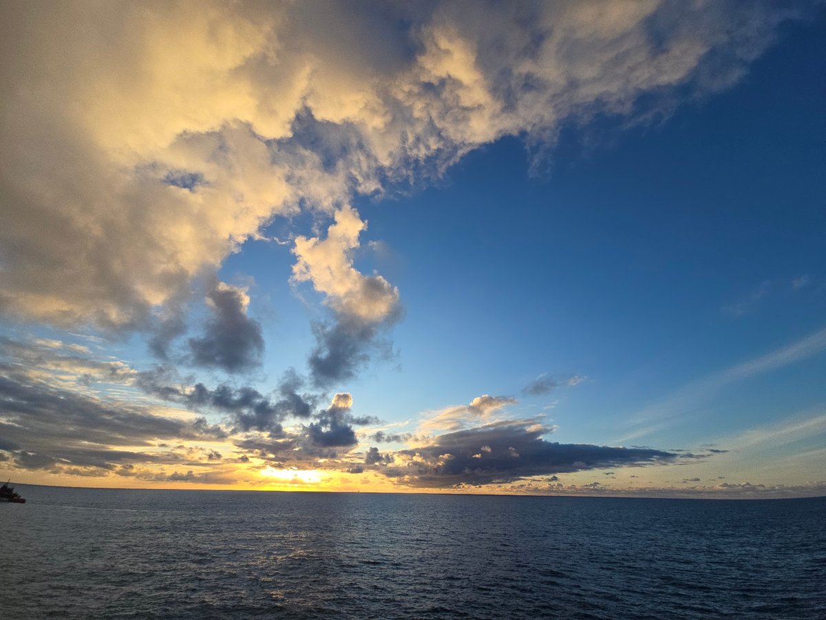 Dramatic ocean sunset captured through multiple perspectives near North Sea