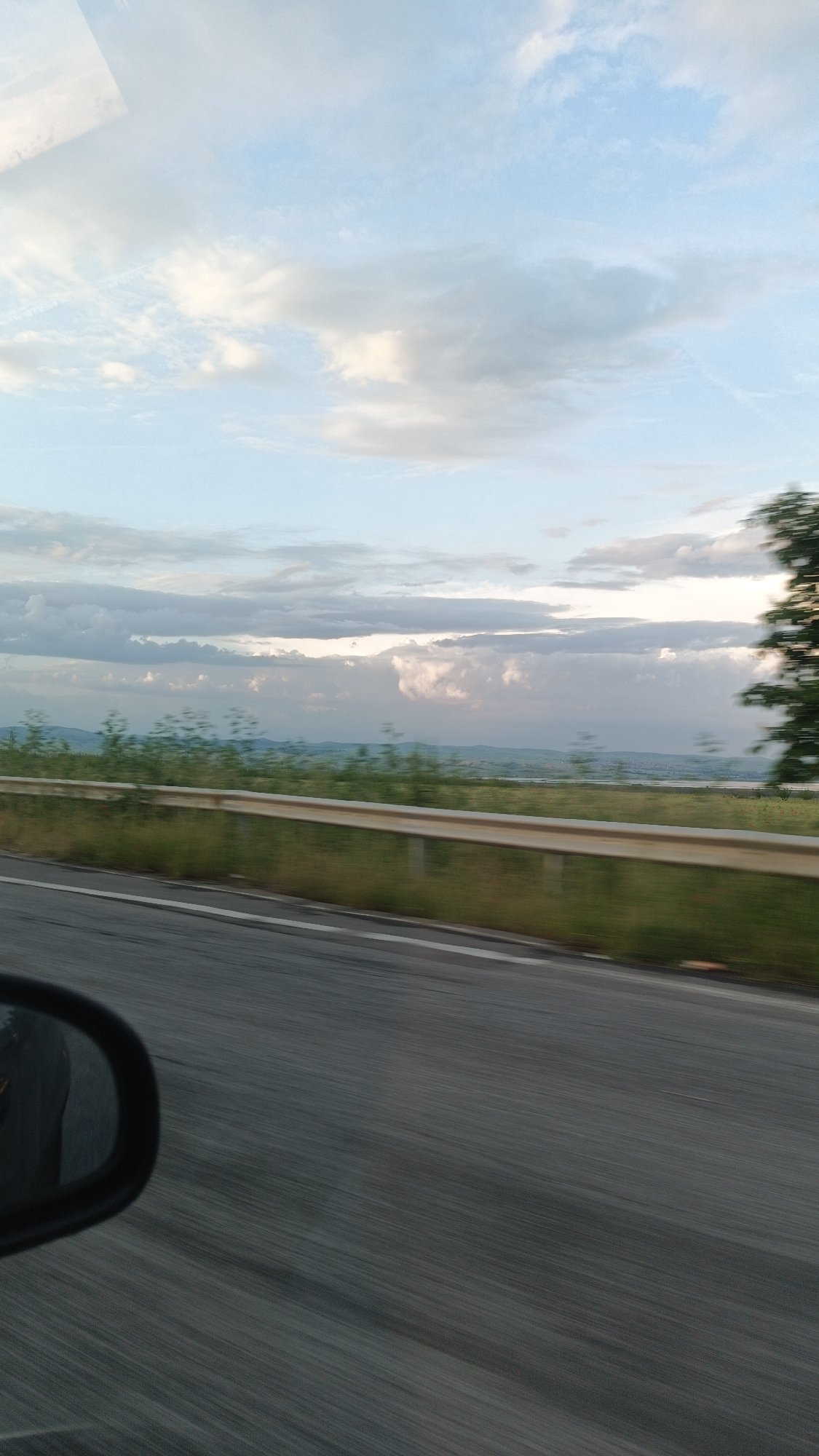 Street scenes captured during drive through Burgas, Bulgaria