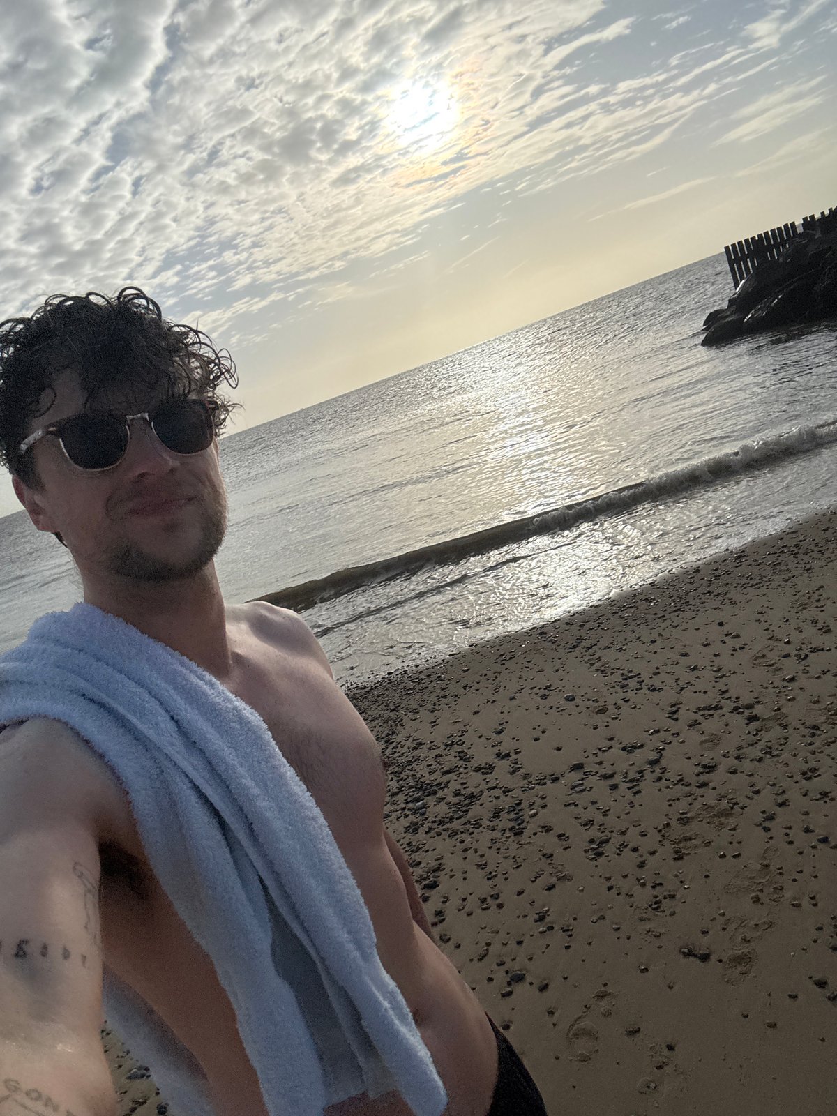 Early morning beach documentation captured in East Suffolk
