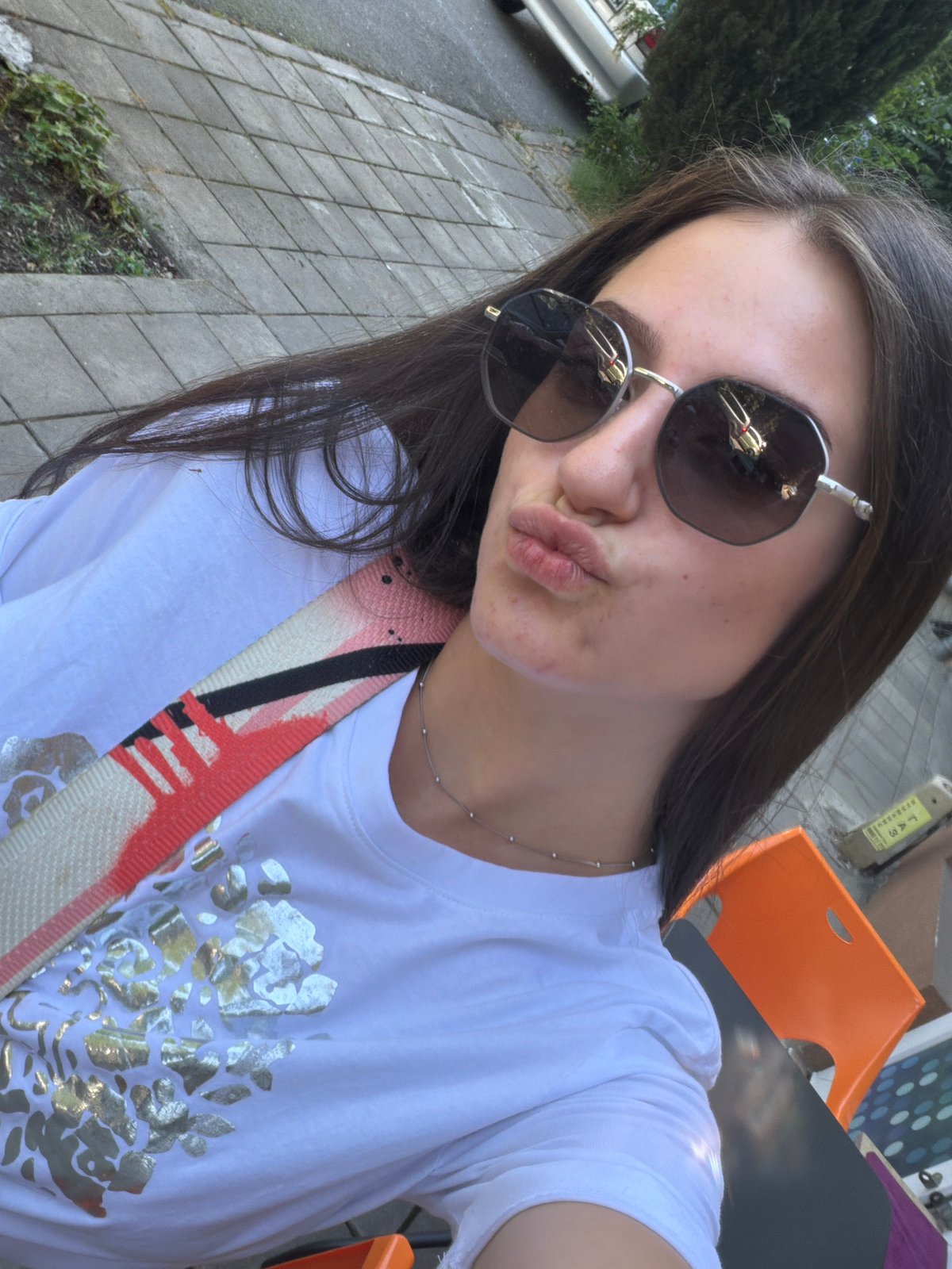Sunny summer day out shopping in Burgas, Bulgaria