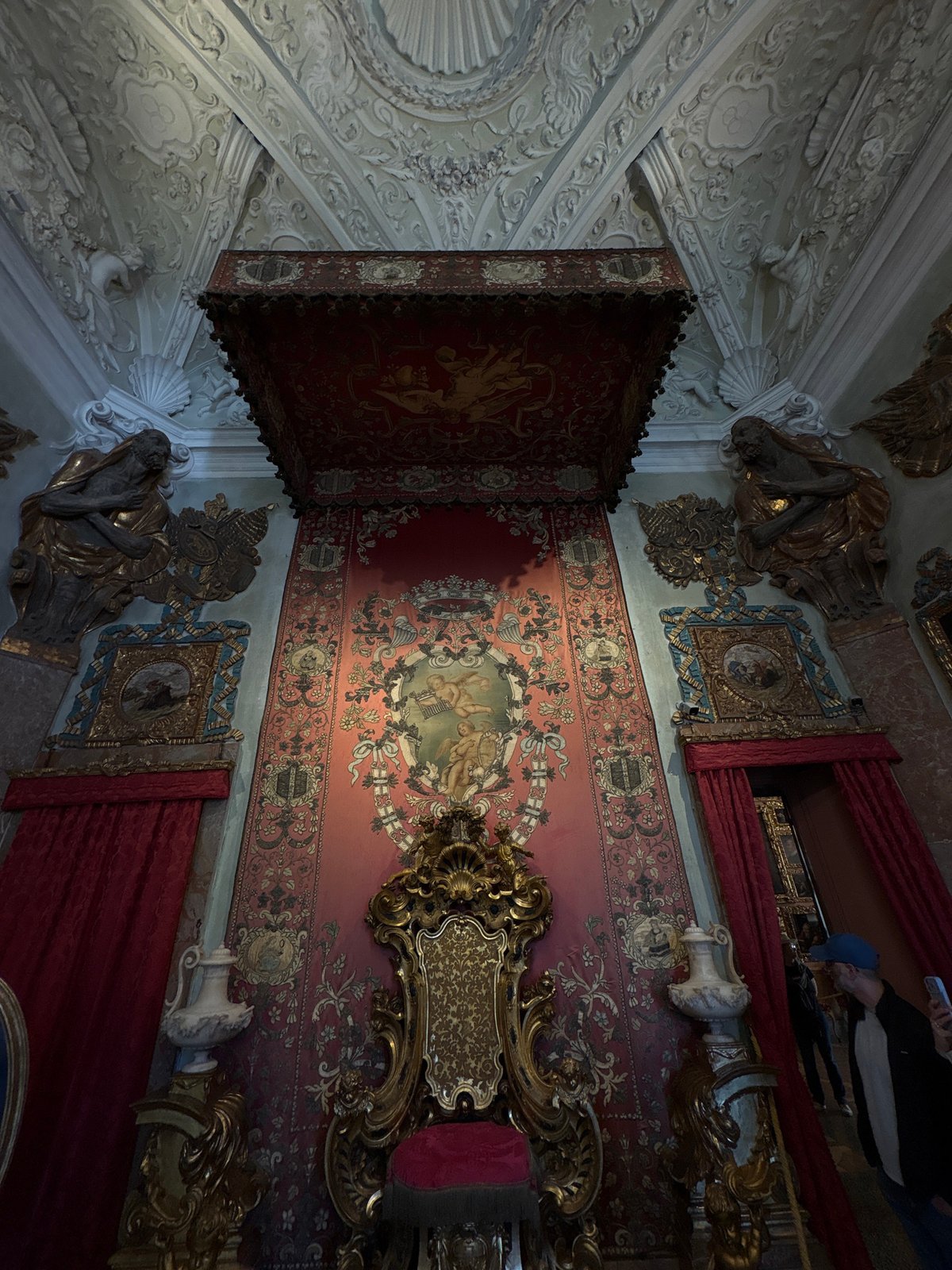 Ornate chapel interior documented in Carciano, Italy