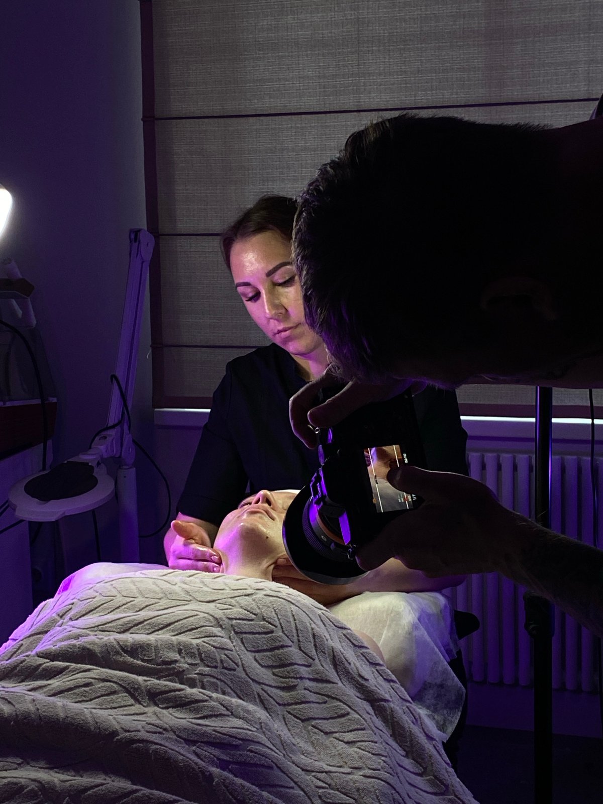Photography session documented in Izhevsk bedroom