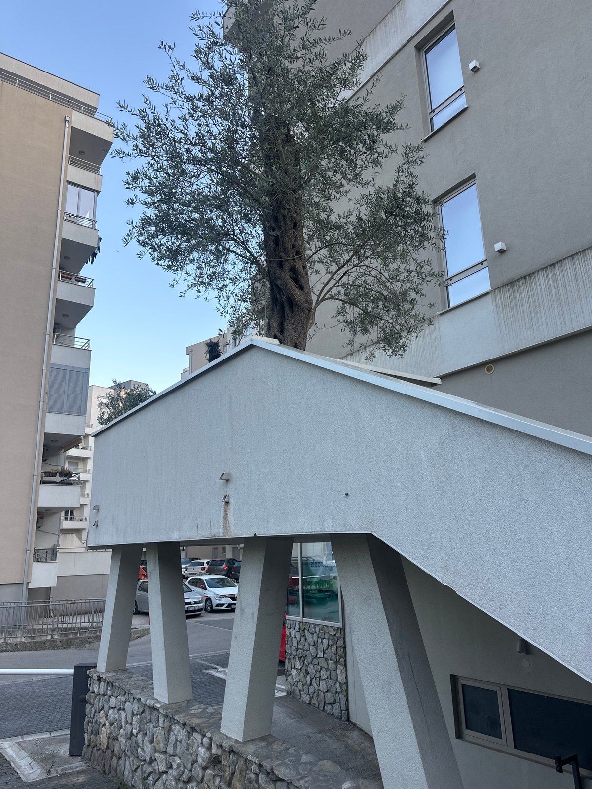 Anonymous observer documents everyday Budva streetscapes and architecture