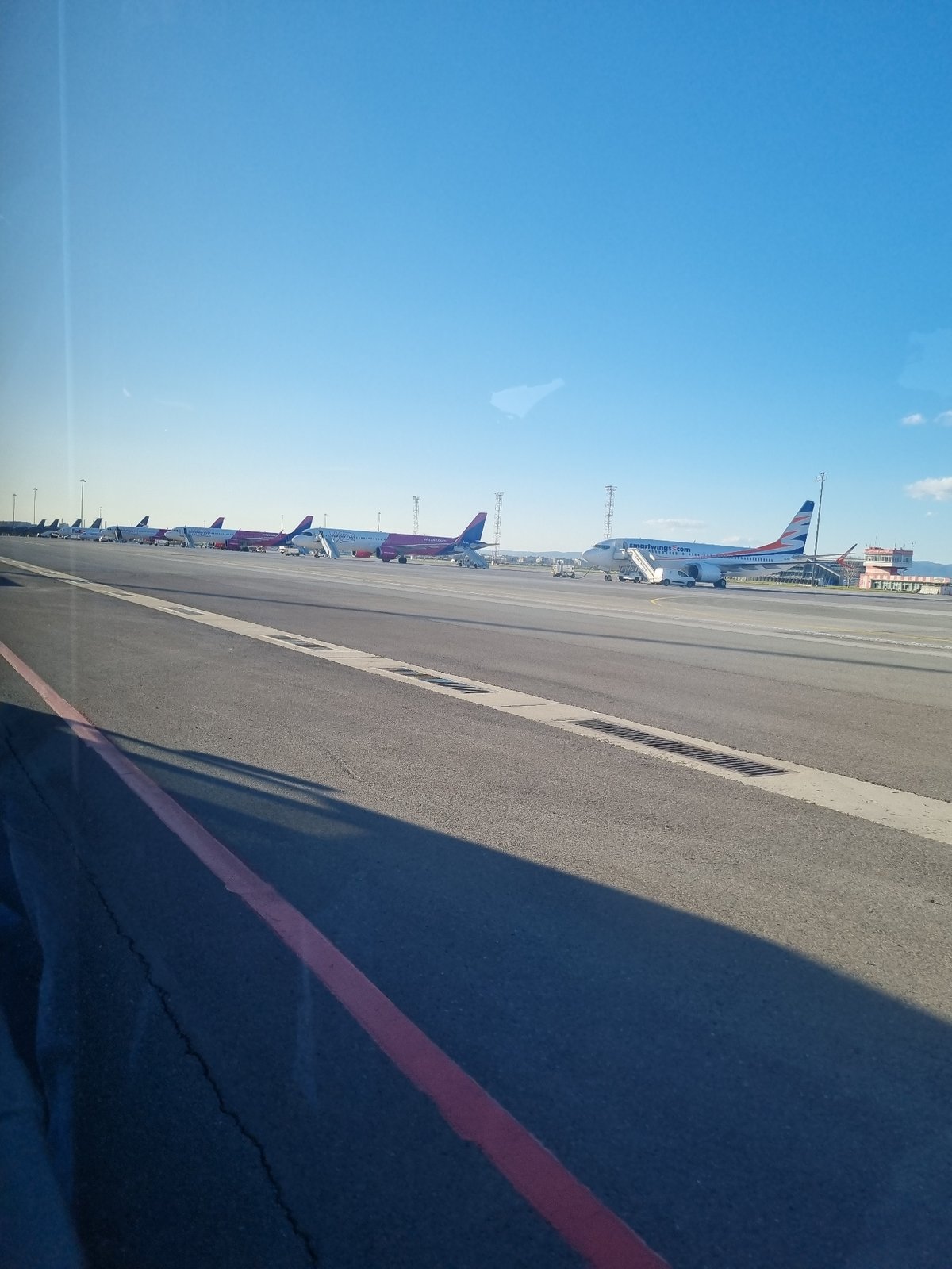 Routine airport operations documented at Sofia Airport, Bulgaria