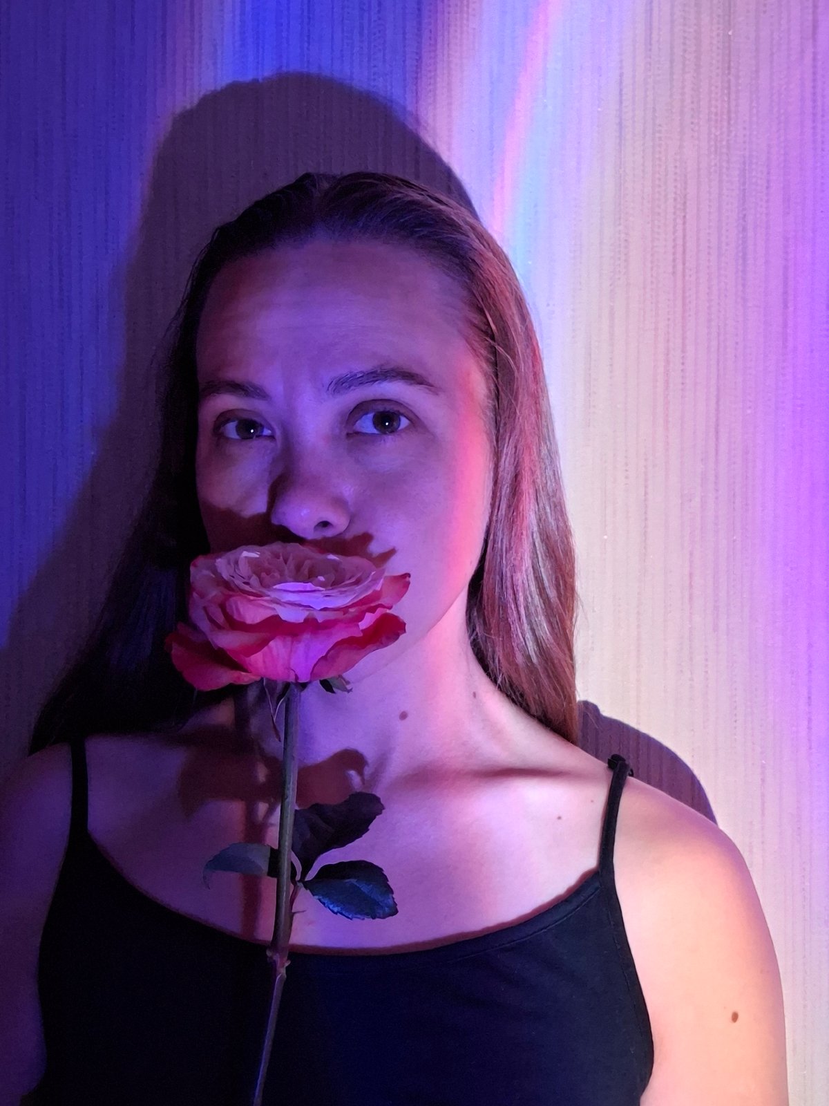 Artistic photo session with roses documented in Chaikovsky, Russia