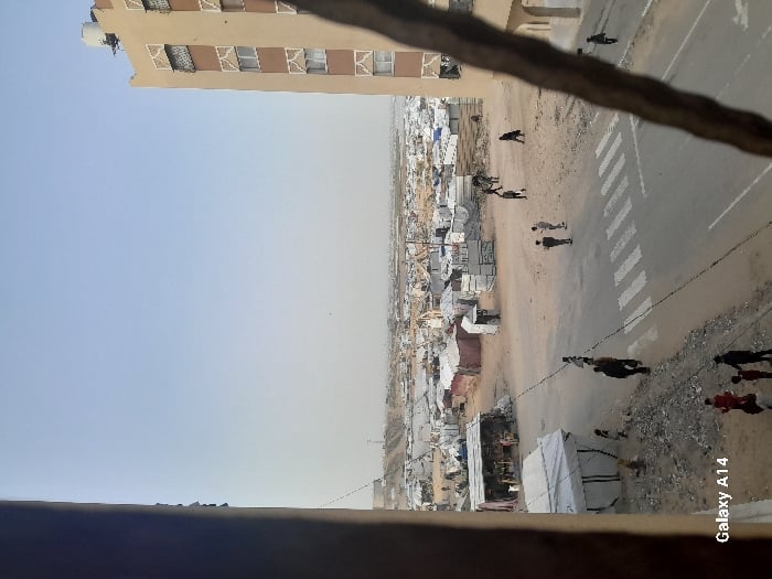 Witness documents Khan Yunis scenes through damaged windows