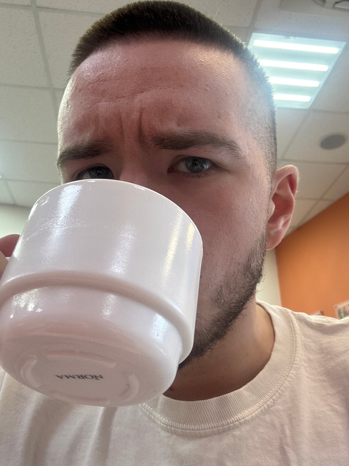 Man documented at Kazan cafeteria during morning hours