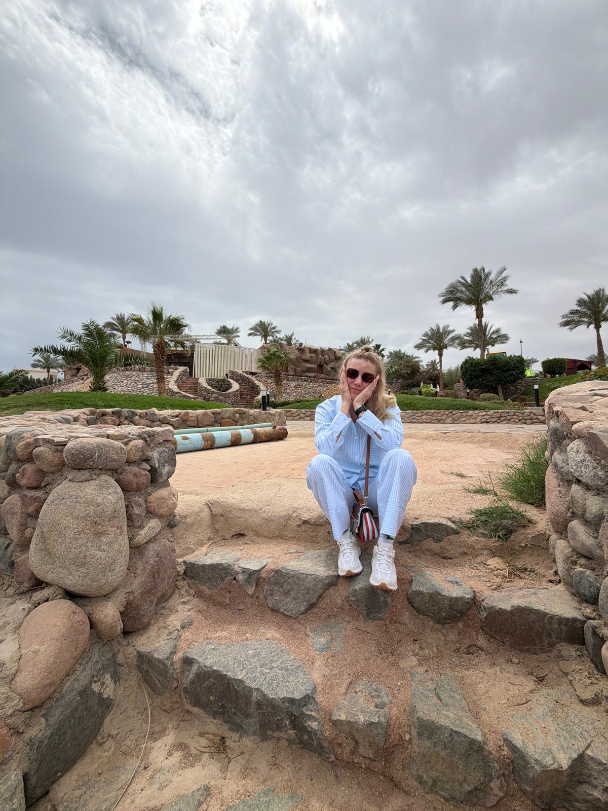 Tourists photographed at Sharm El Sheikh resort locations