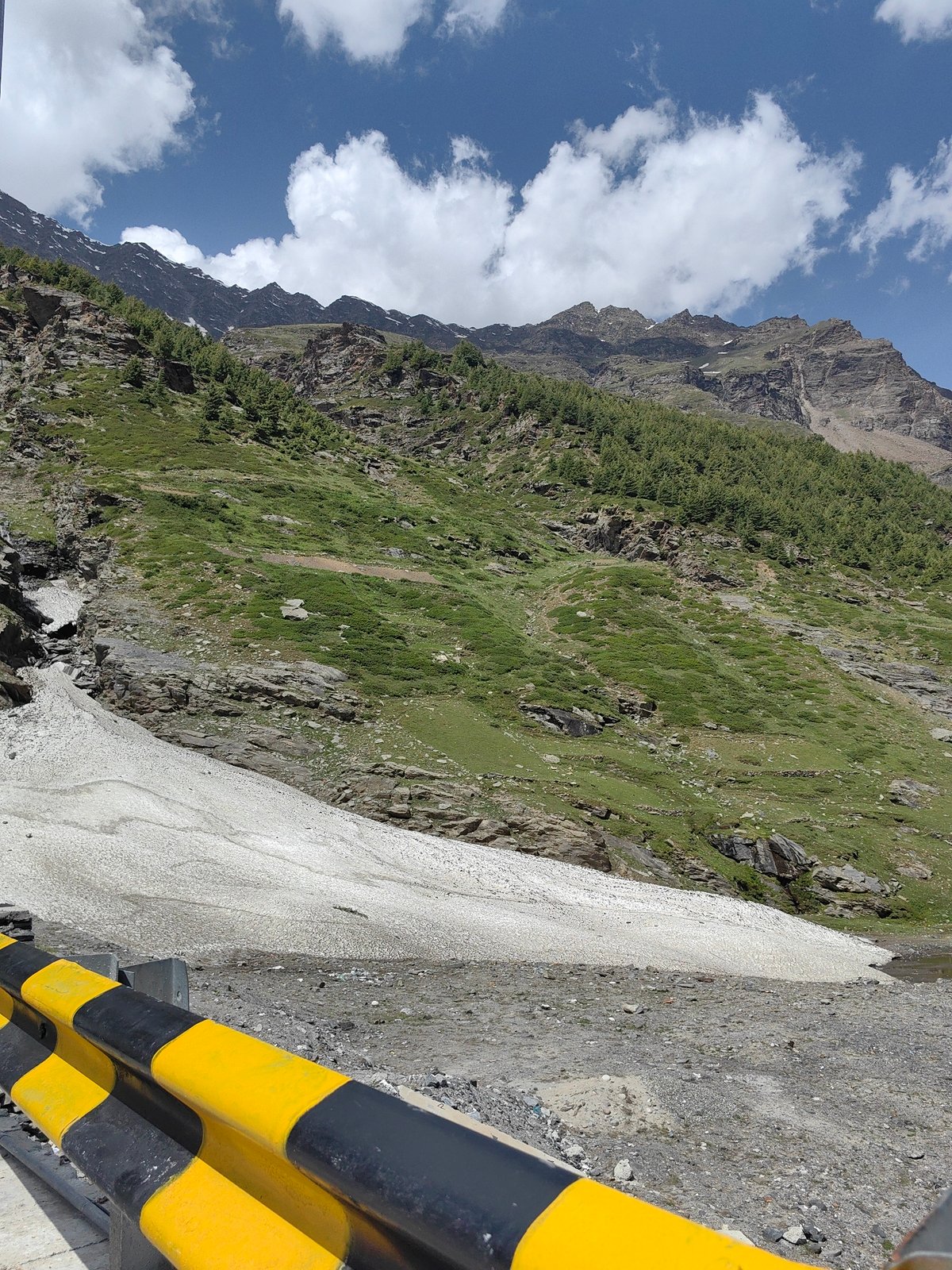 At the Atal Tunnel north portal, Rohtang Pass