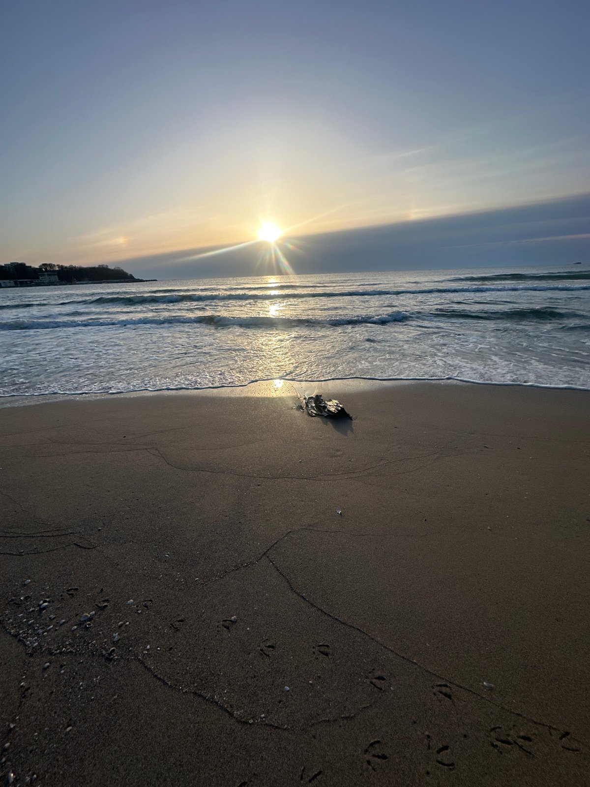 Dawn sequence captured at Kiten Beach, Bulgaria over four minutes