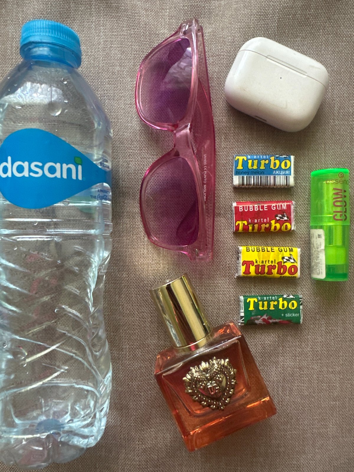 GRWM flat lay session with beauty and accessories in Togliatti