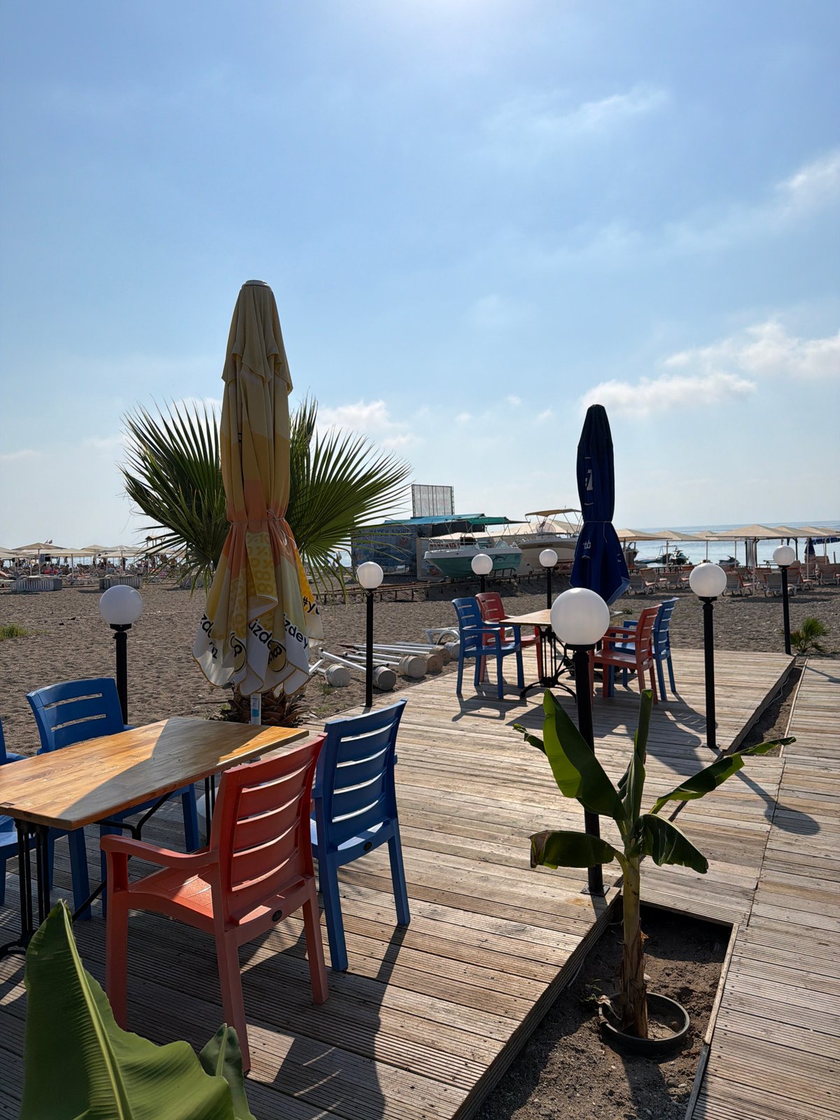 Morning stroll through Kemer's Viking beach resort