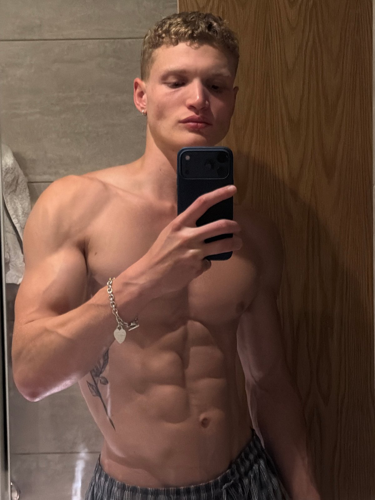 Late-night bathroom mirror selfies, London