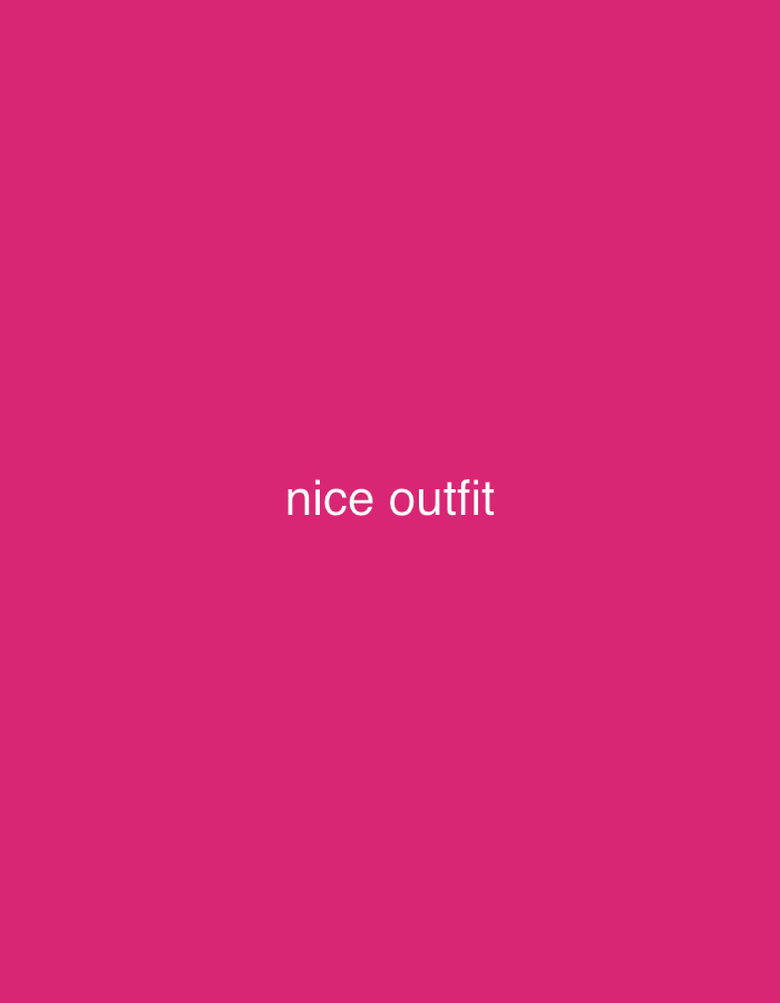 Digital text image 'nice outfit' recorded in Tudun Wada