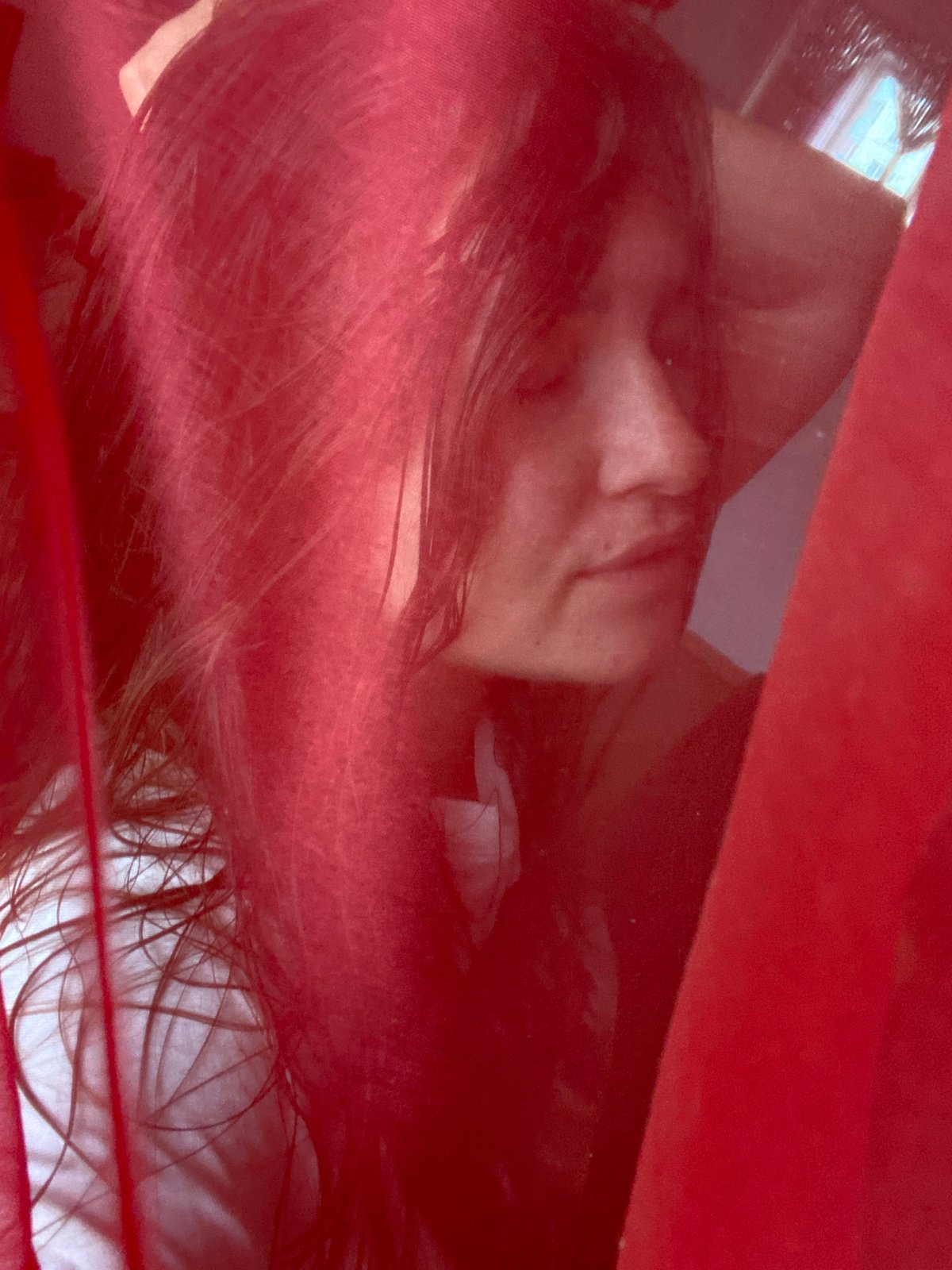 Lazy morning at home in Perm: selfies, laundry, and a sleeping beagle