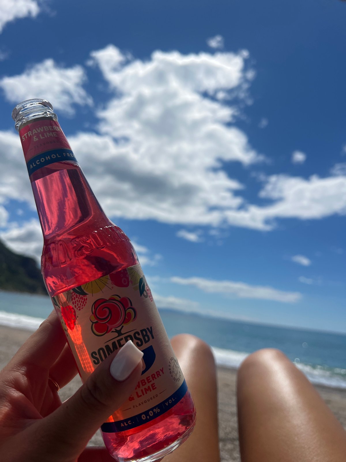 Beach day captured at Prijevor, Montenegro