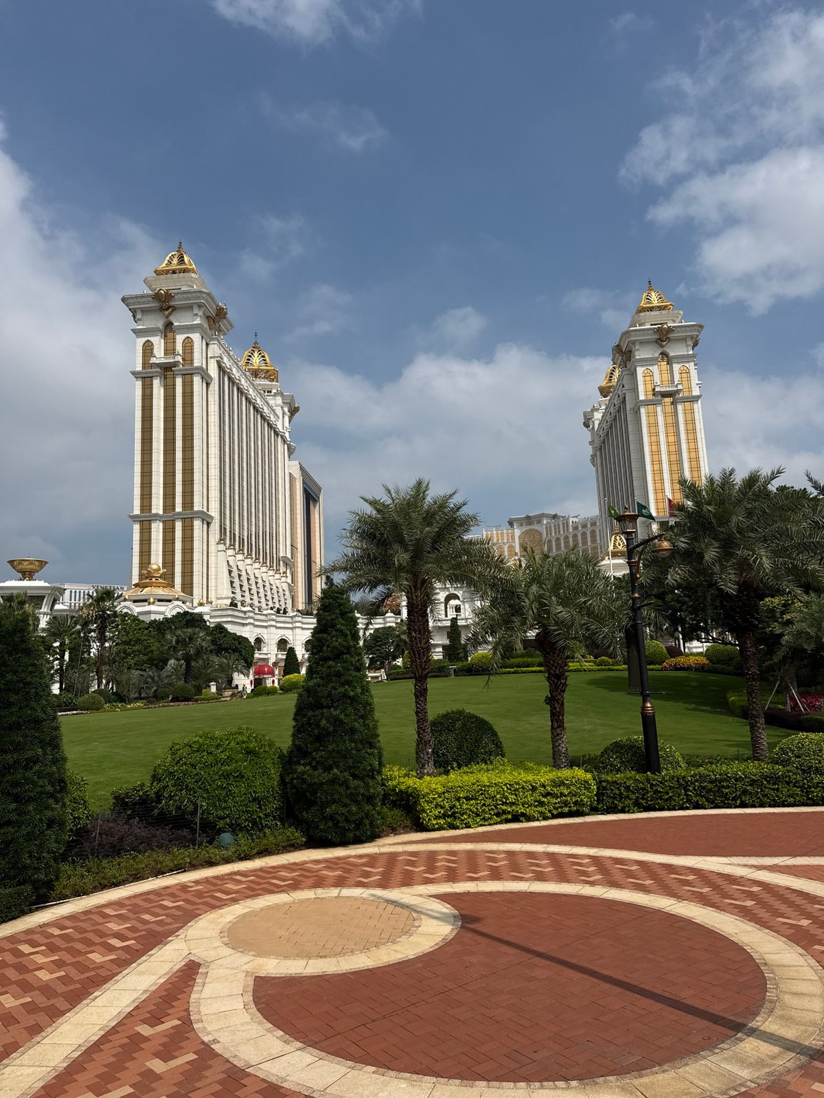 Early morning views of Galaxy Macau resort complex documented