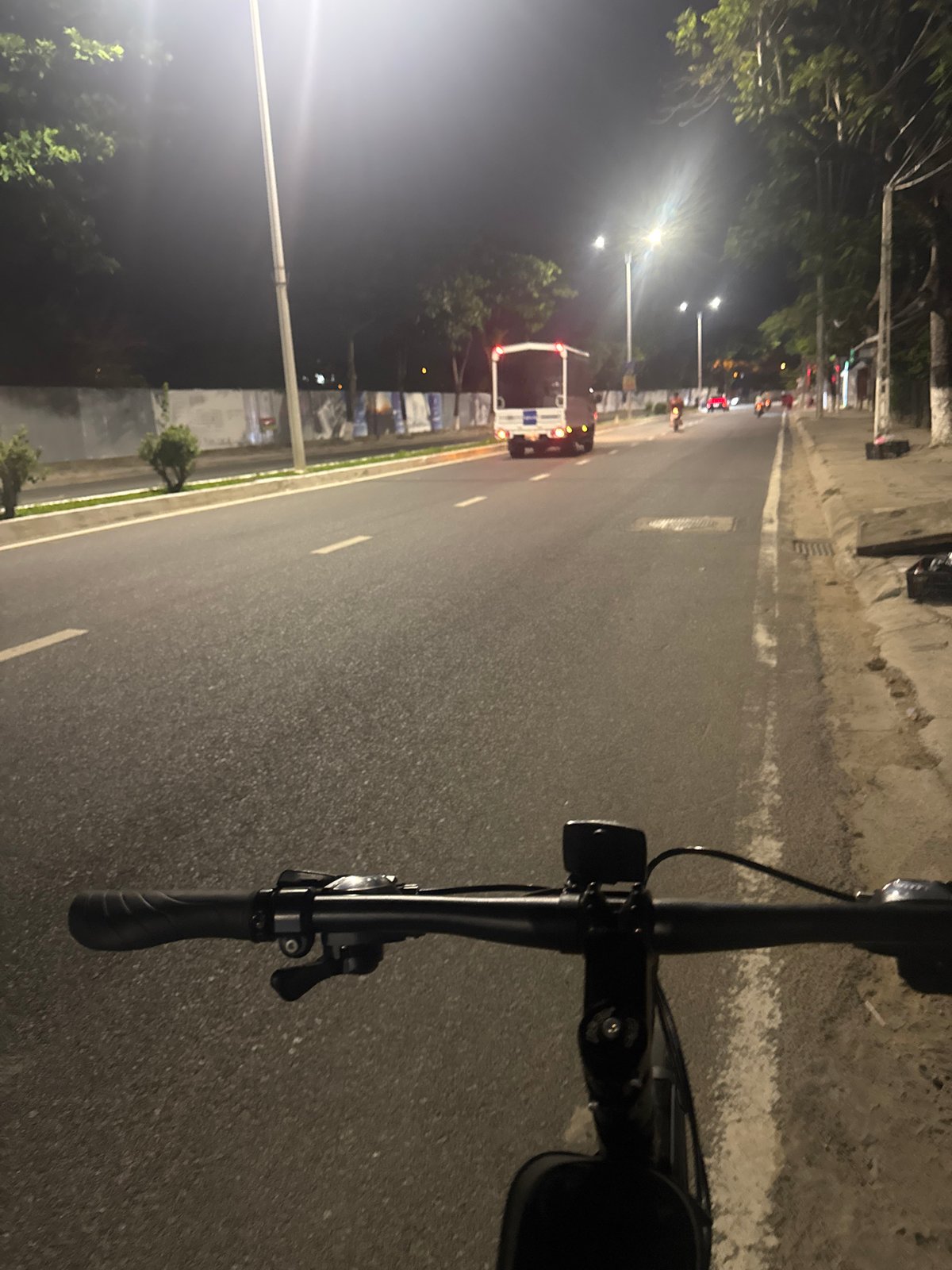 Nighttime street scenes captured in Nha Trang Vietnam