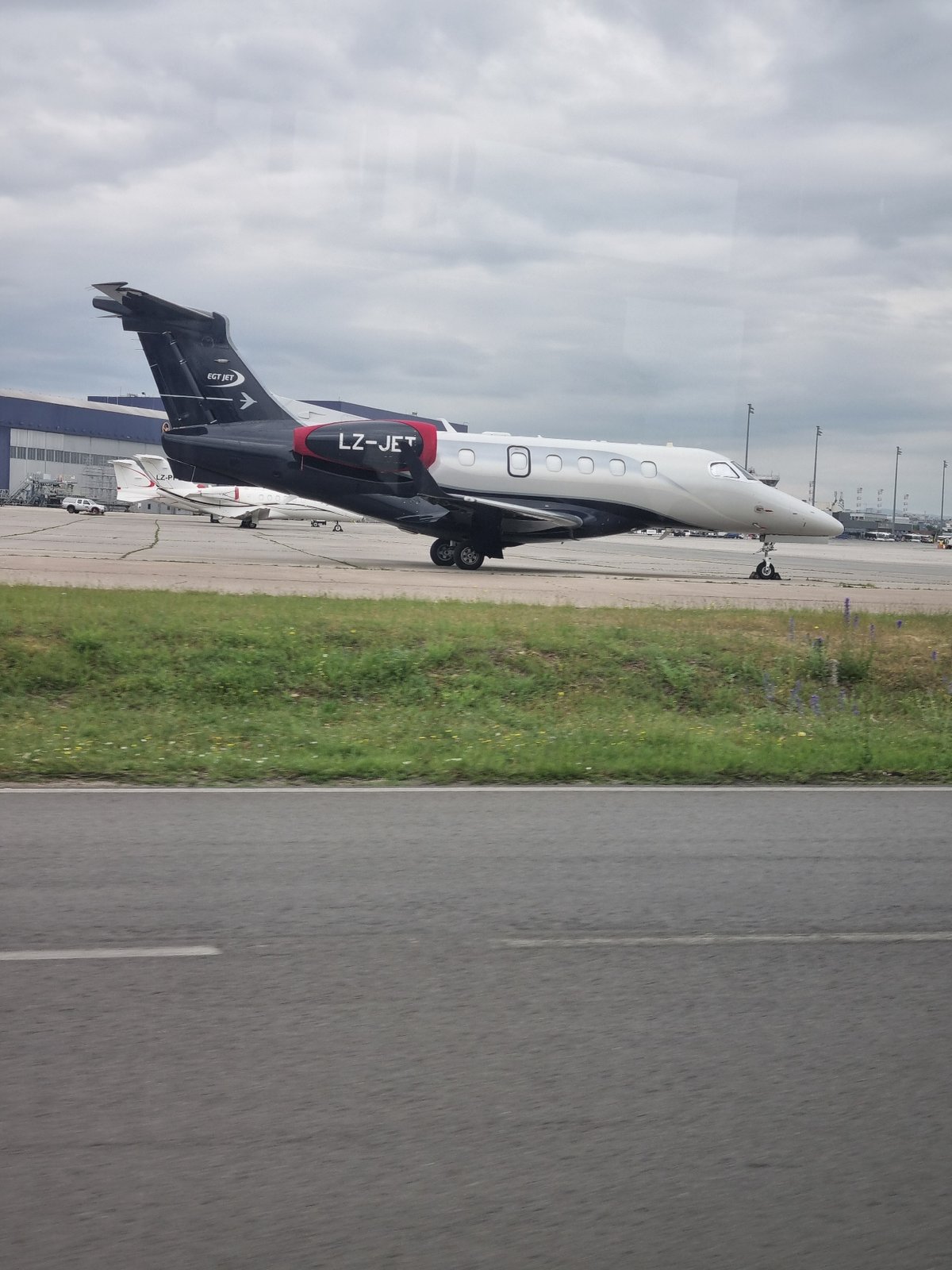 Private jet LZ-JET spotted at Sofia airport tarmac